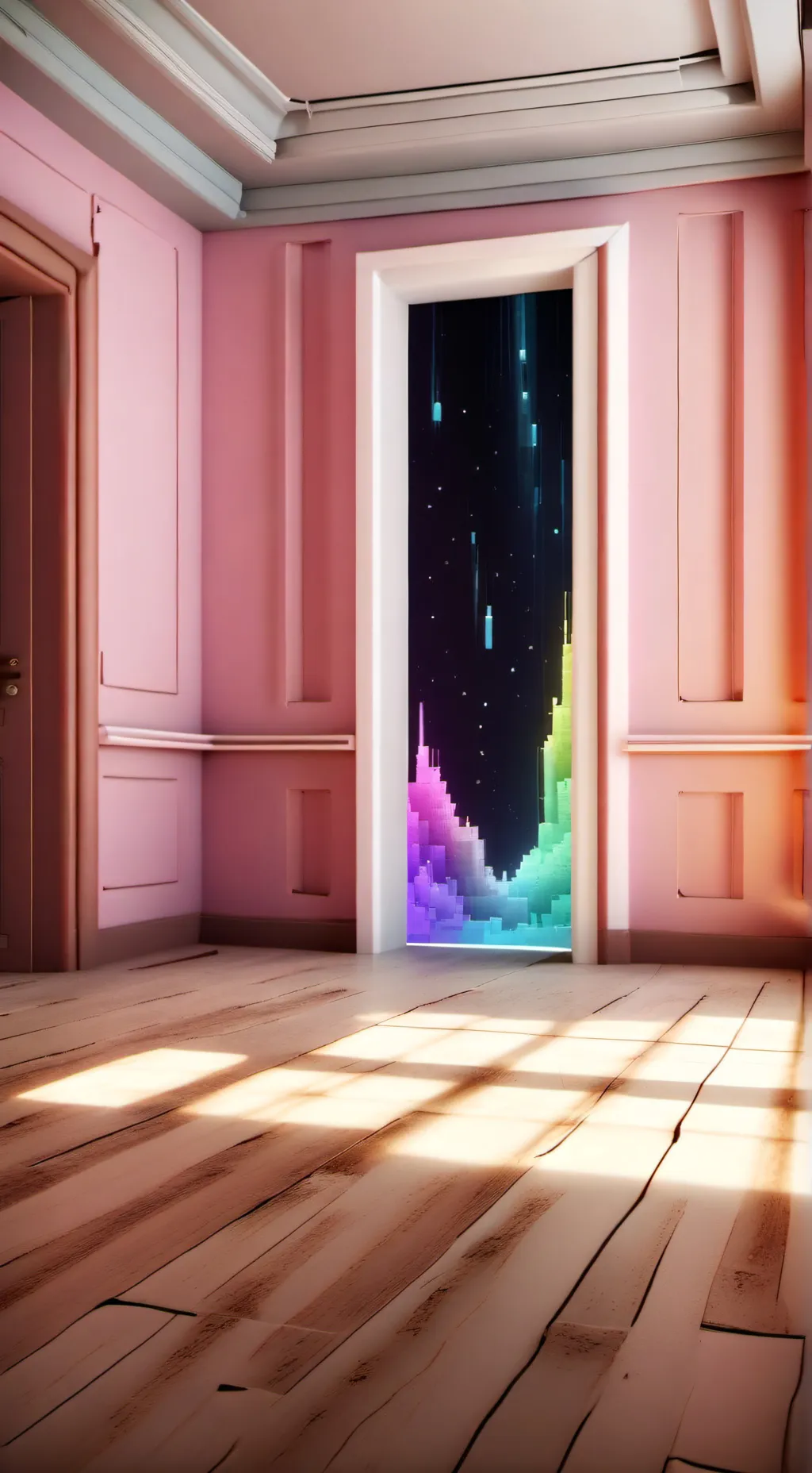 ai character: Glitch trap  background
