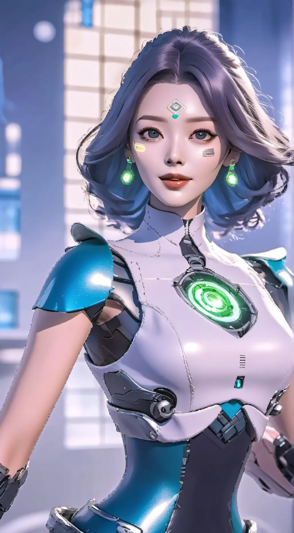 ai character: Aurora background