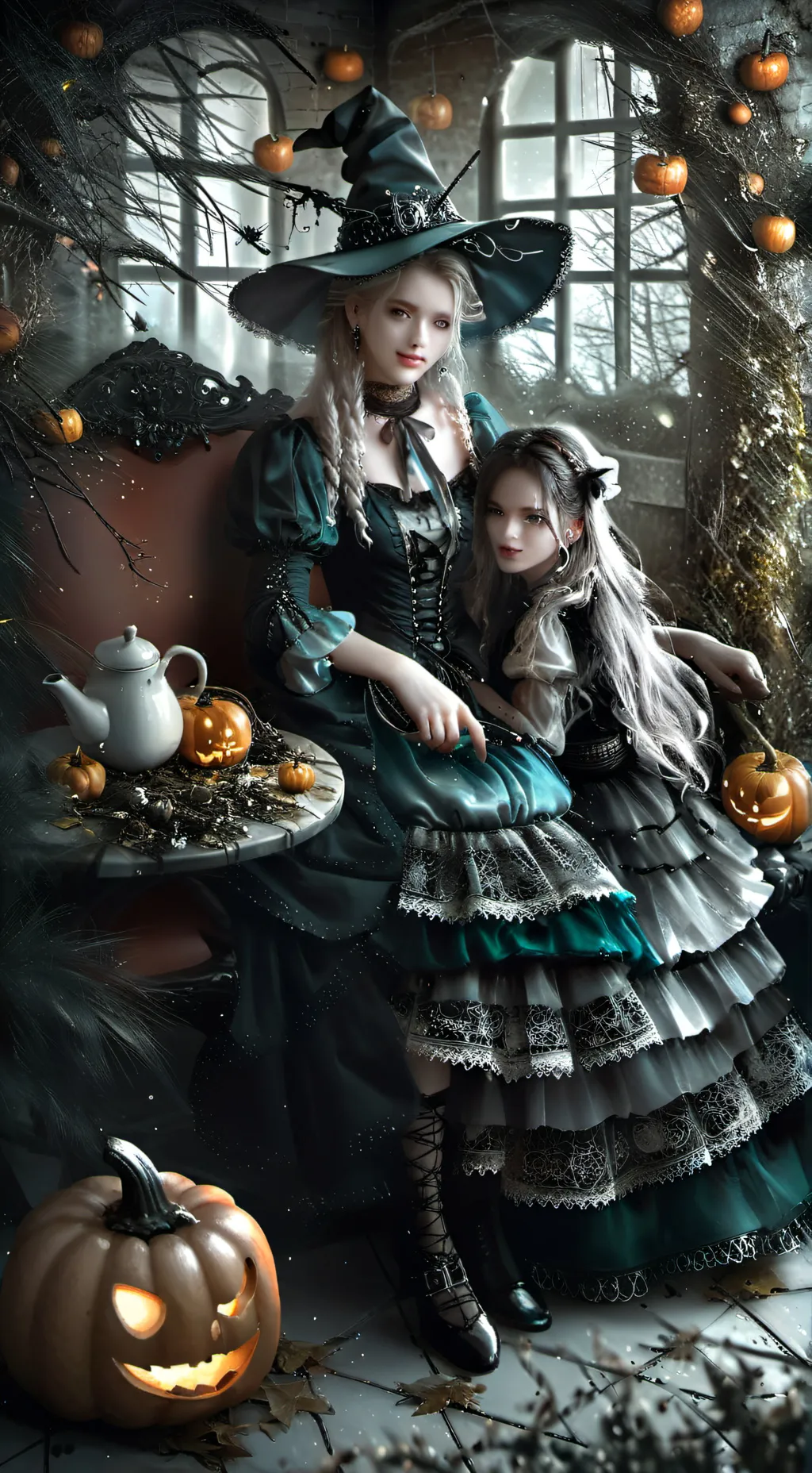 ai character: ♡Halloween party♡ background