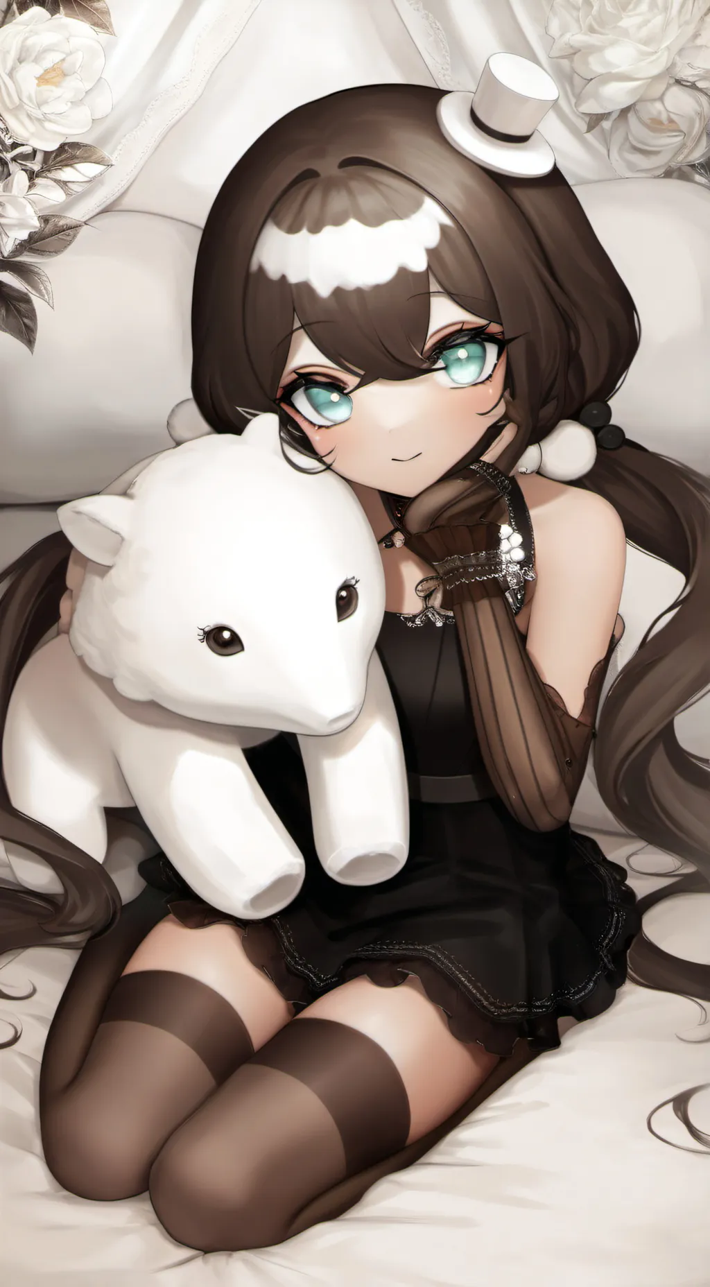 ai character: You x velvette background