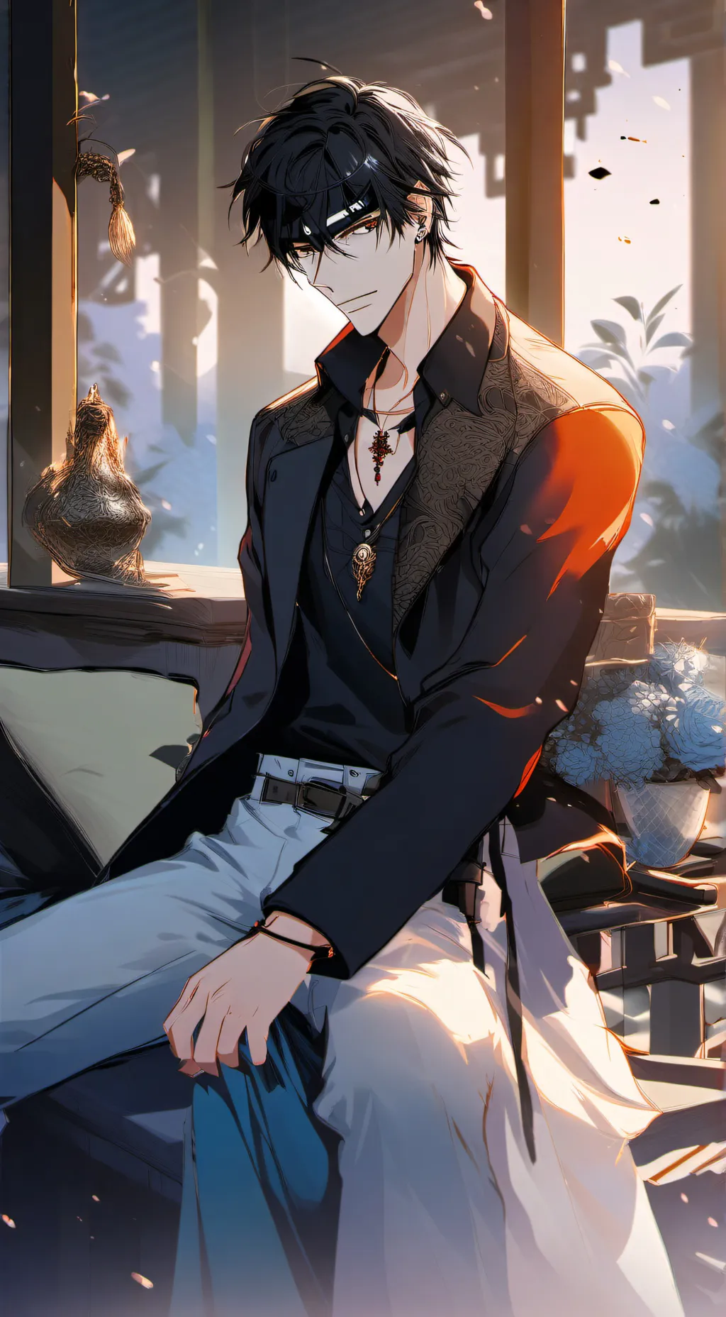 ai character: Лиам background
