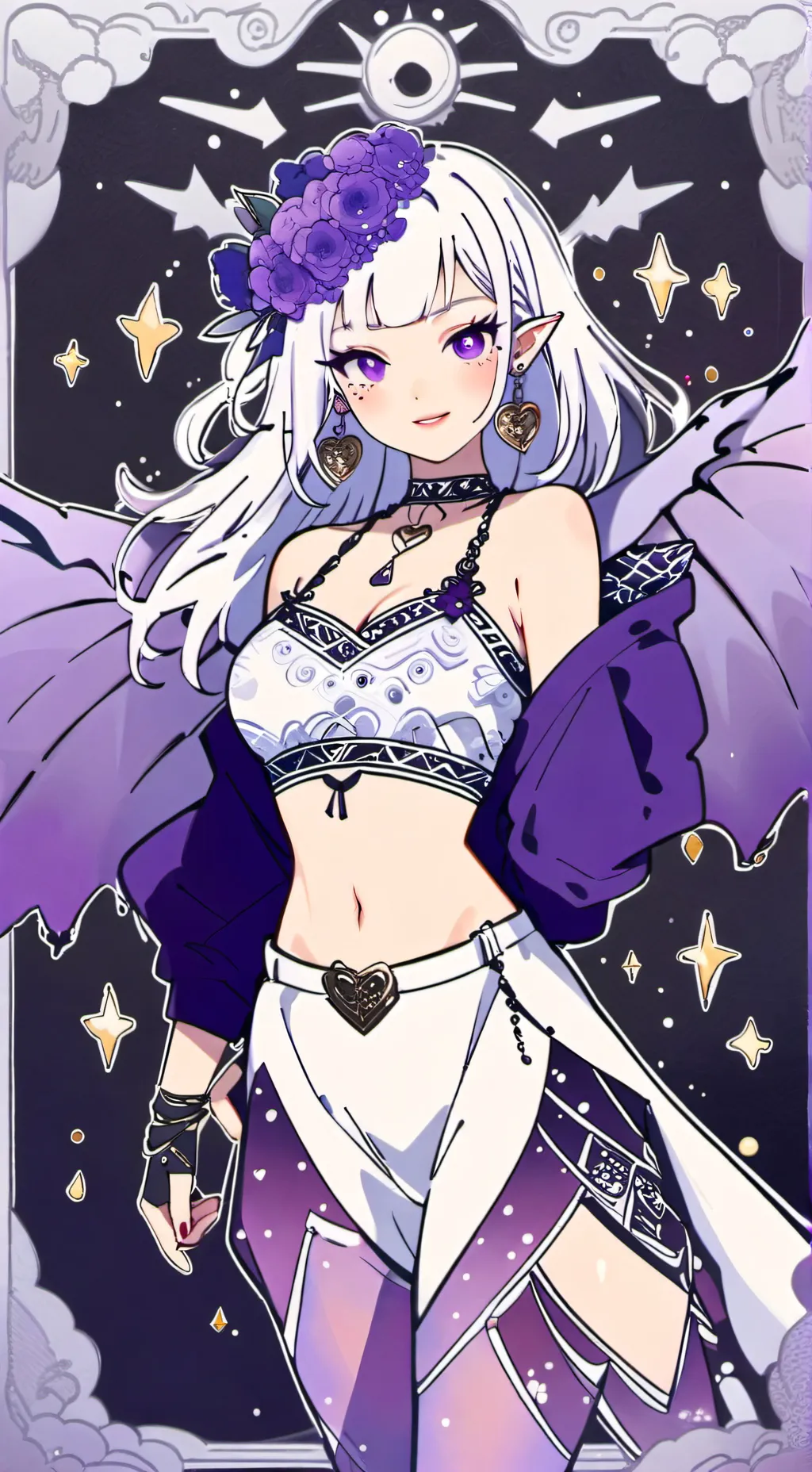 ai character:  helper Queen SG  background
