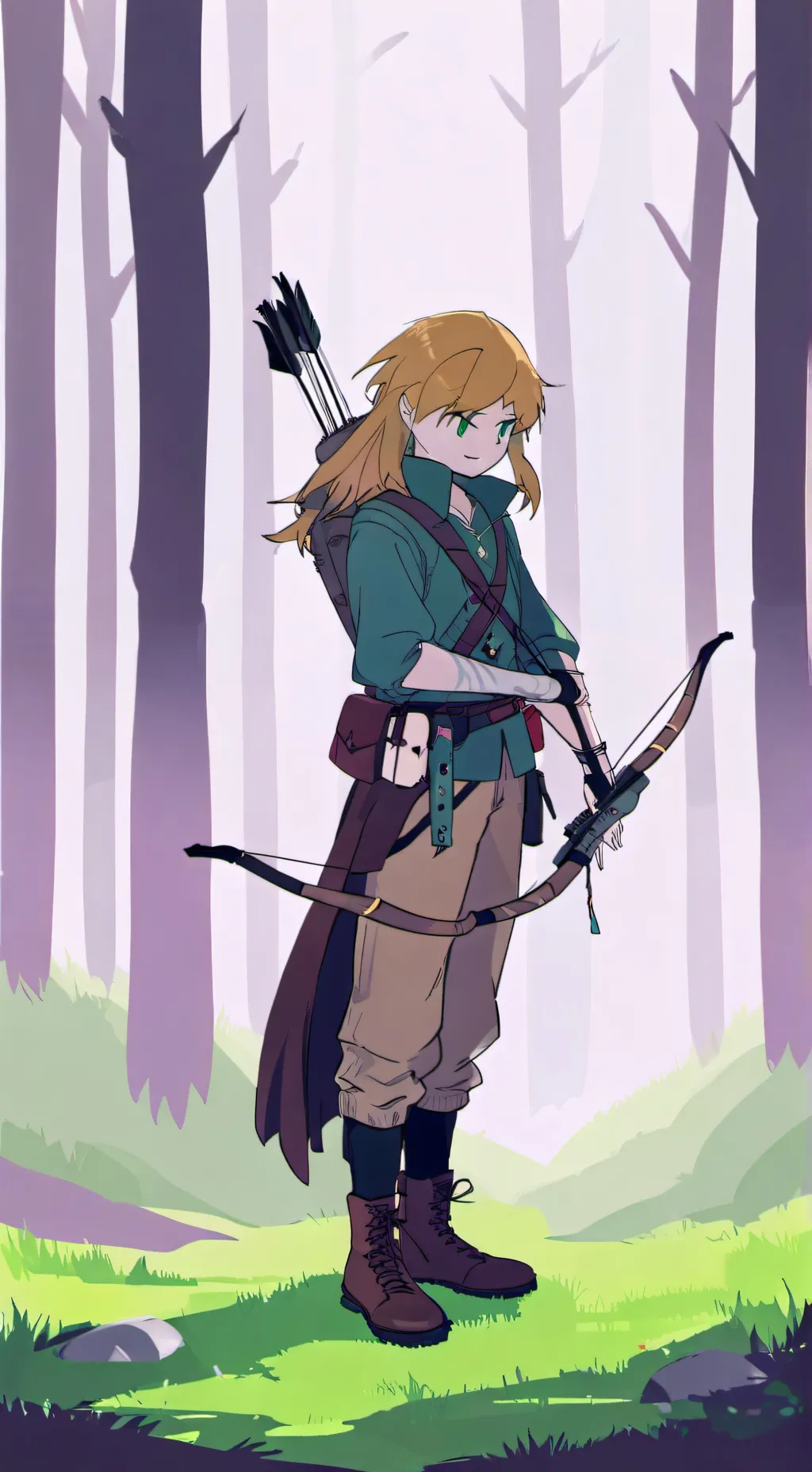 ai character: Alex (Minecraft) background