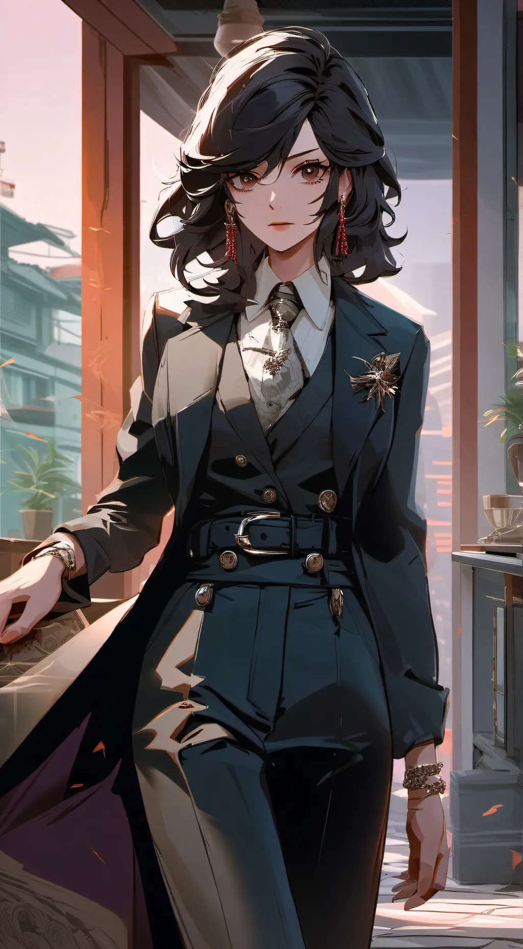 ai character: Elisabeth  background