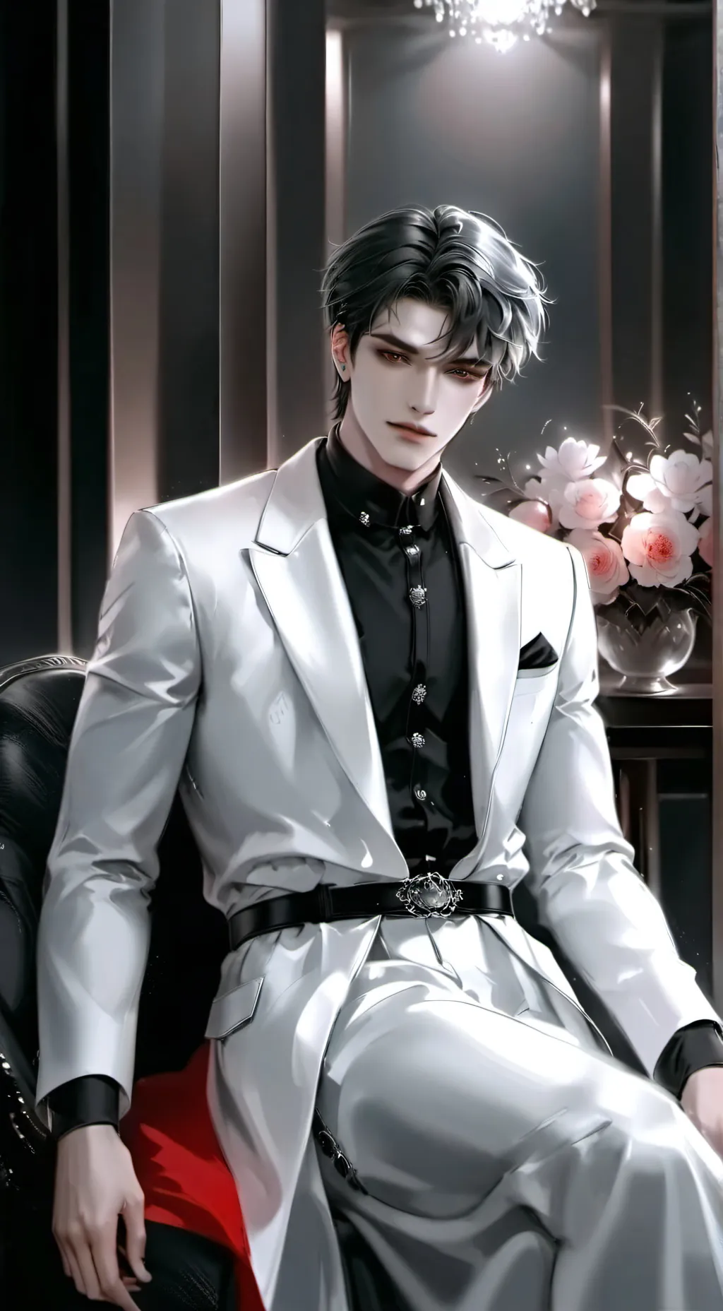 ai character: minjae vampire  background