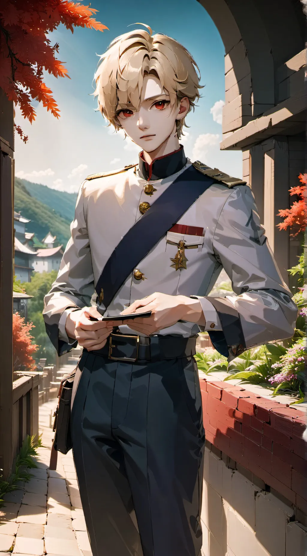ai character: Katsuki bakugo?! background