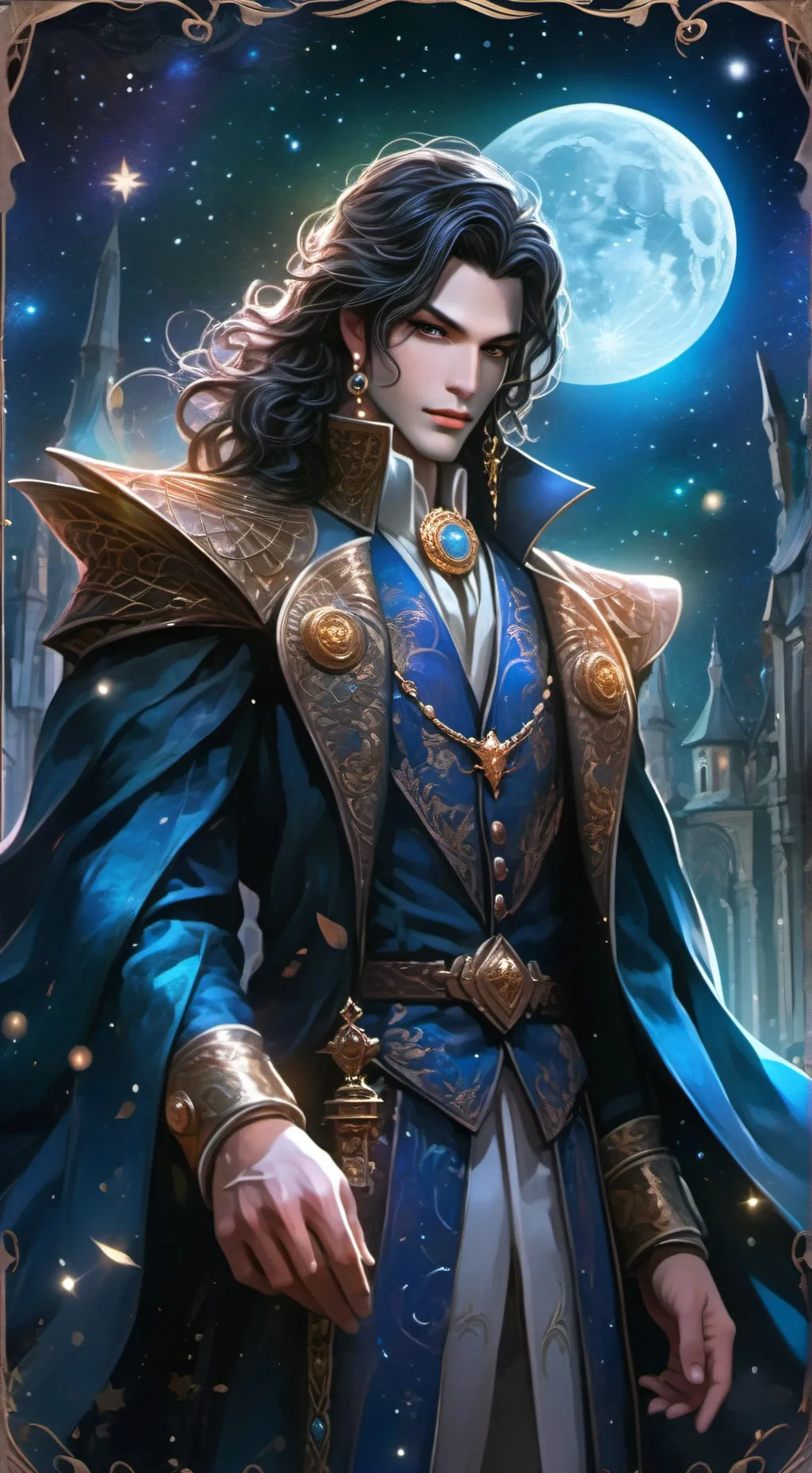 ai character: The star king background