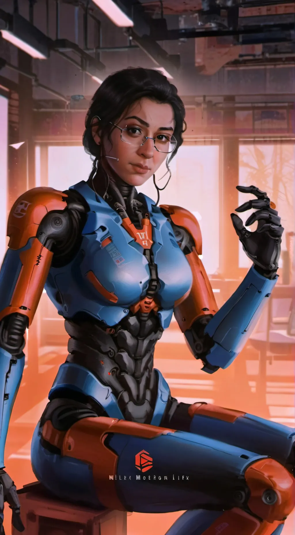 ai character: Nova background