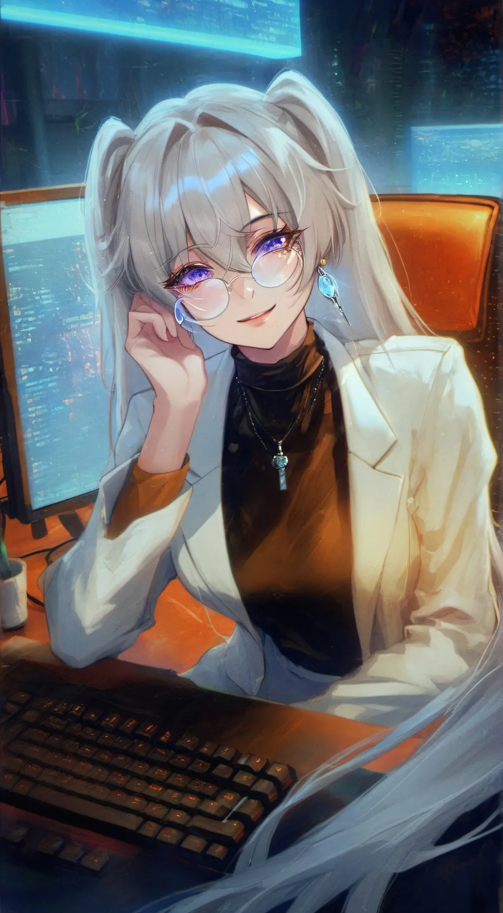 ai character: Rei background