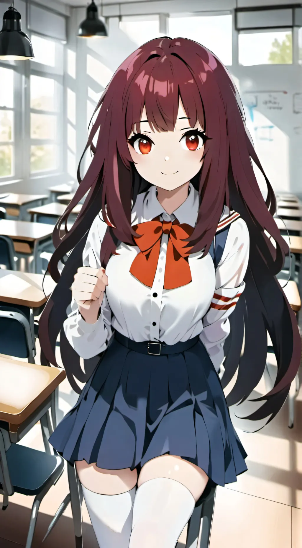 ai character: New Girl (abby) background