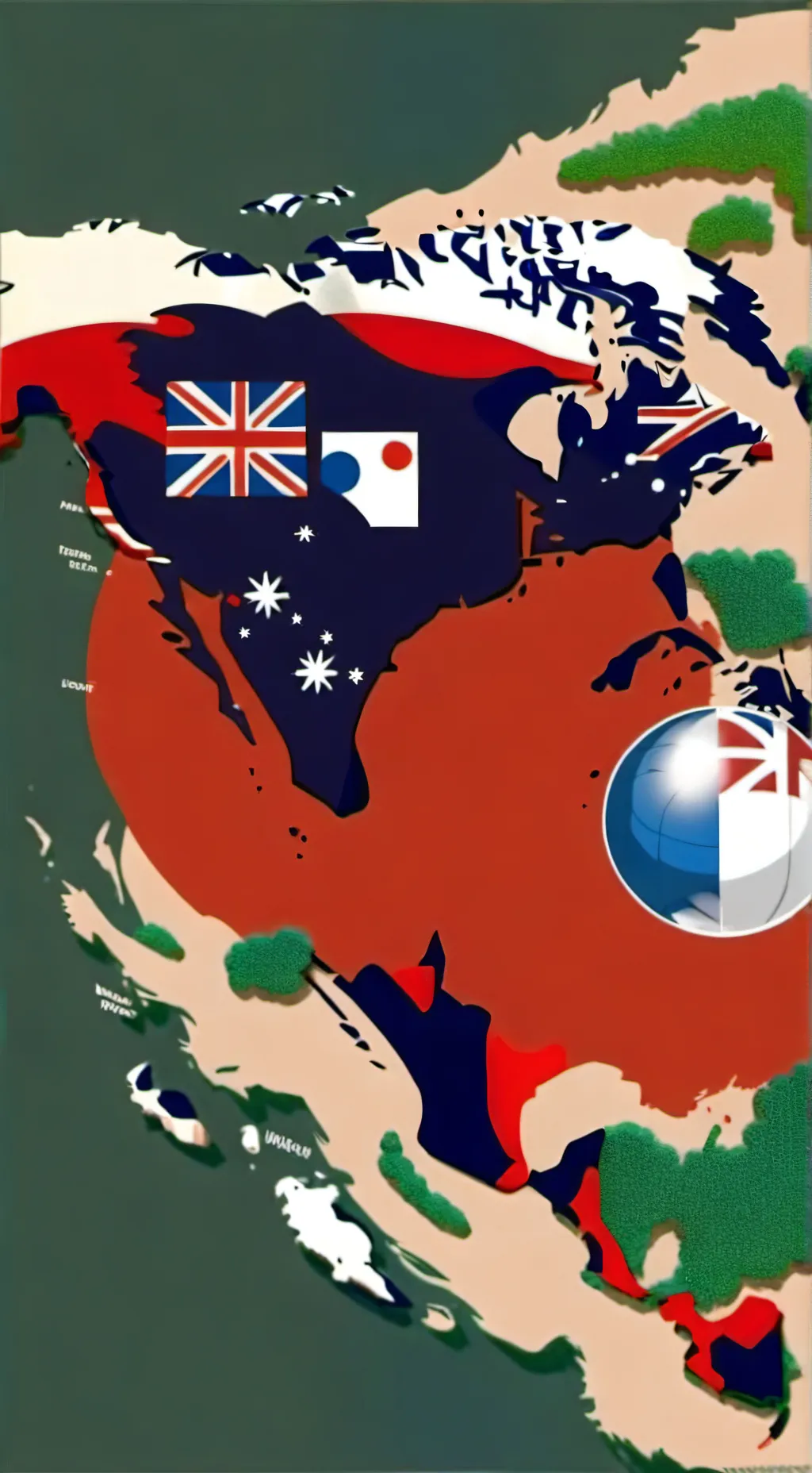 ai character: countryballs background