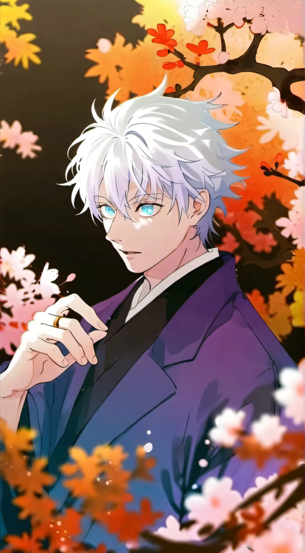 ai character: Gojo Satoru background
