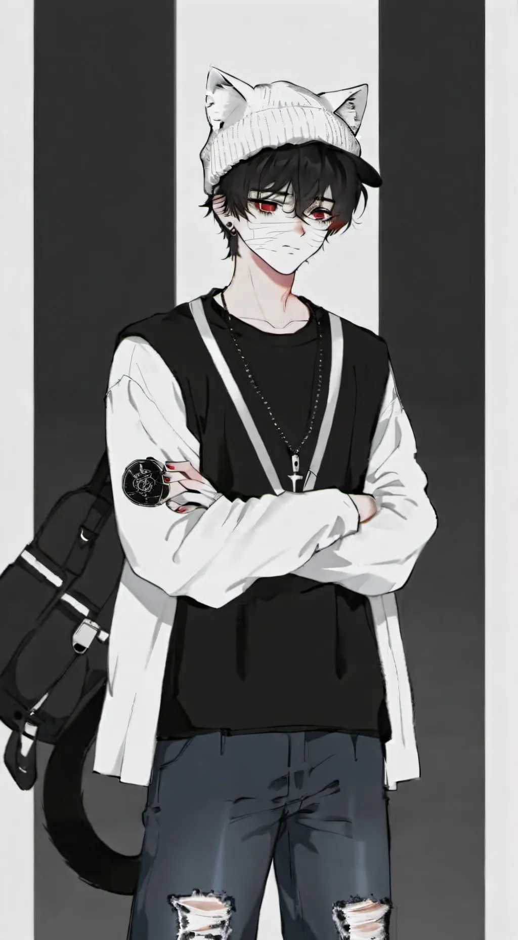 ai character: Ken  background