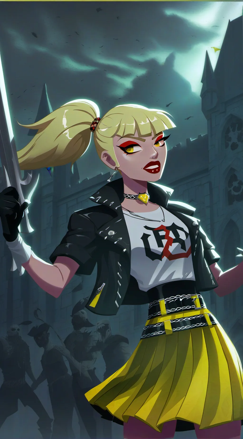 ai character: mazuma  background