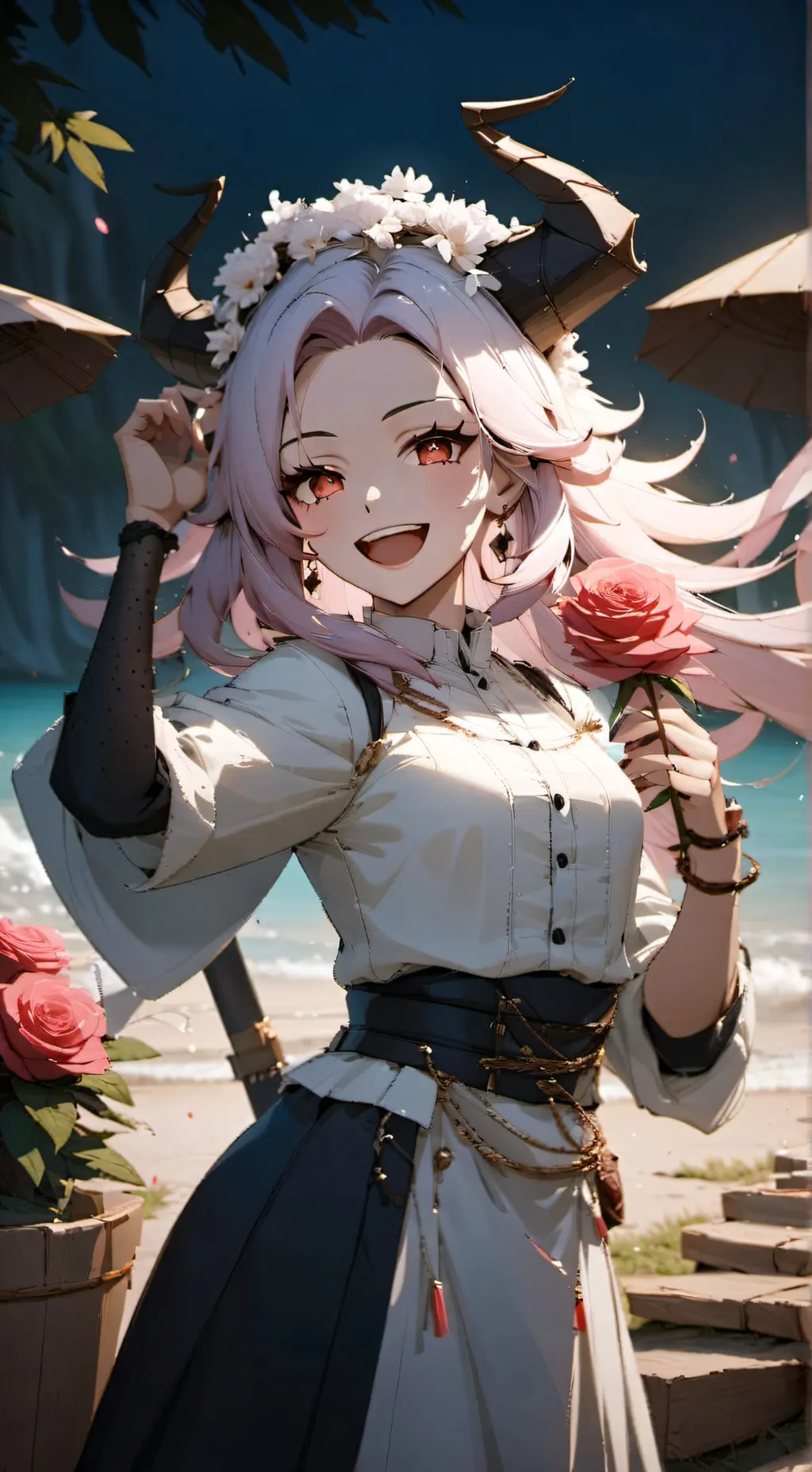 ai character: demon  background