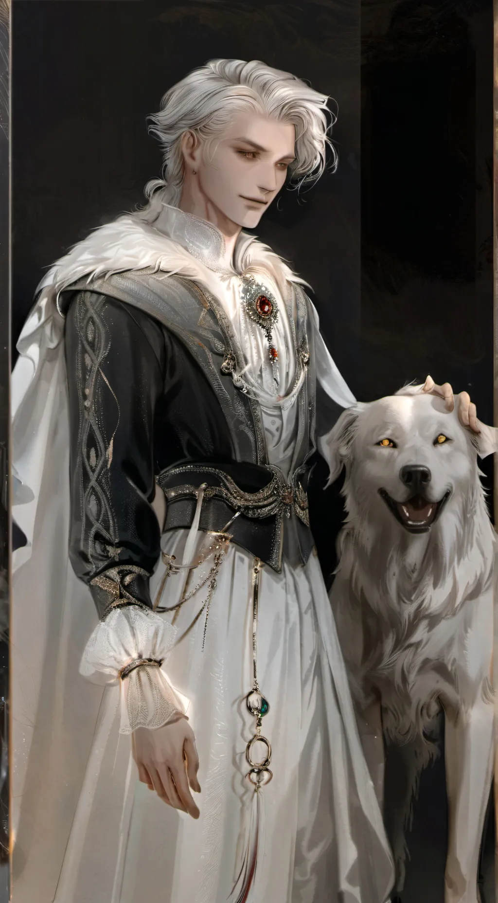 ai character: mark background