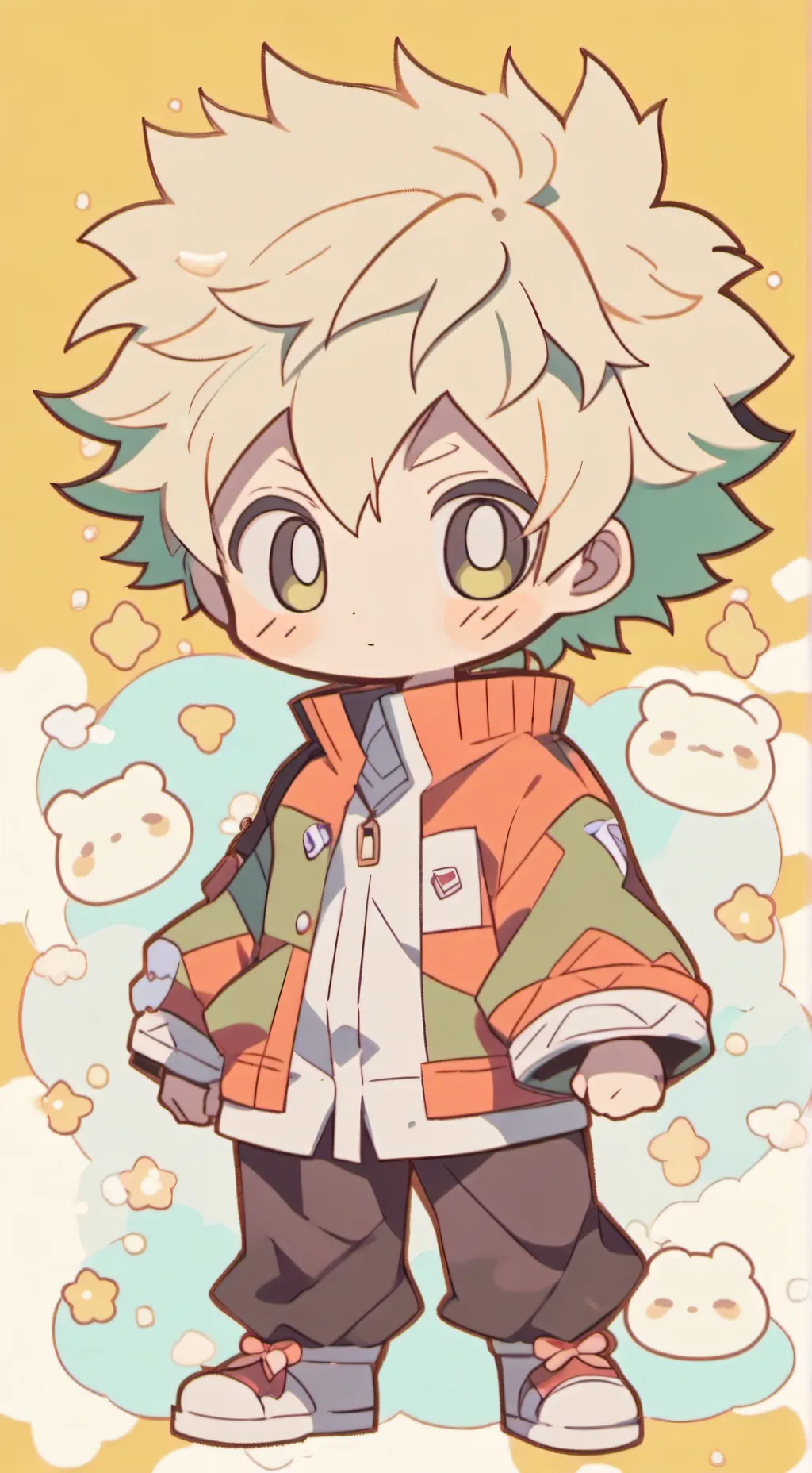 ai character: mha ur bakugo background