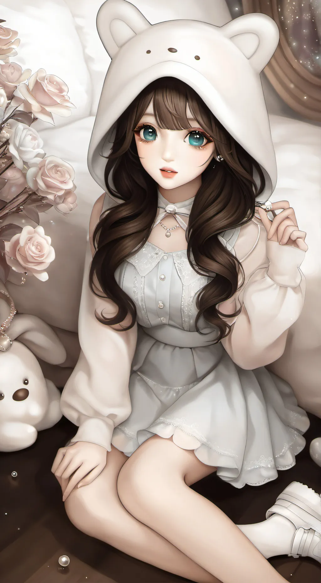 ai character: emilia background