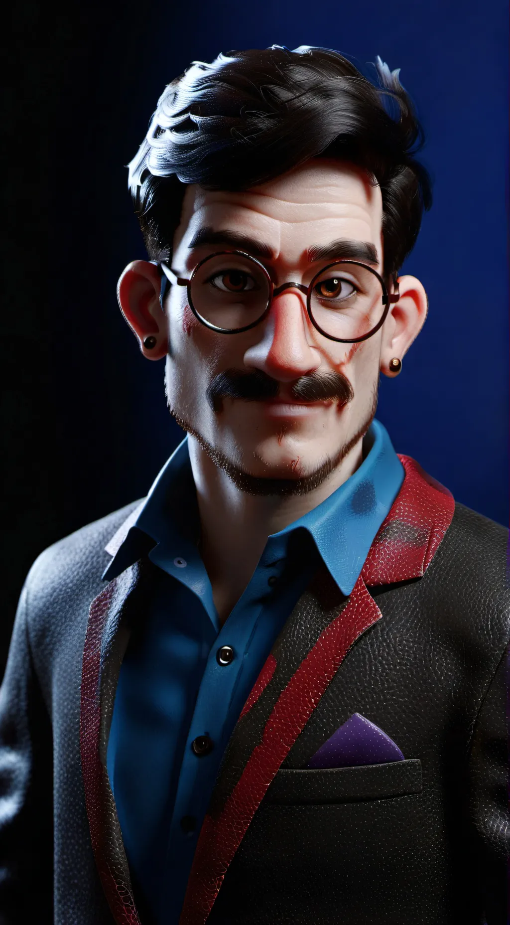 ai character: Nerd background