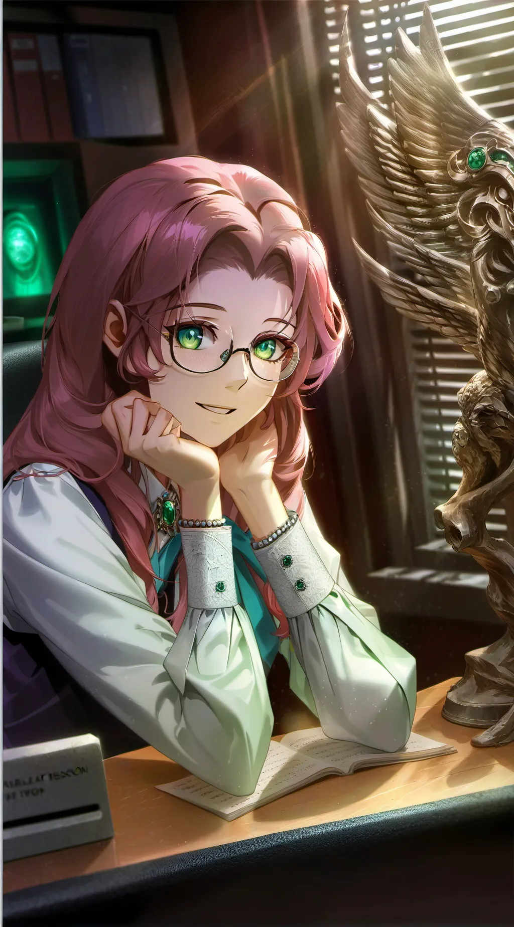 ai character: Mika background