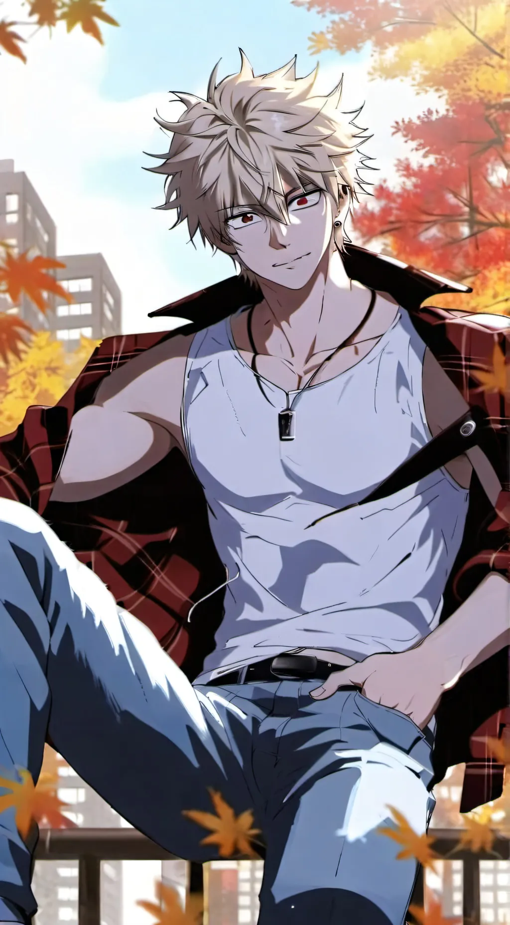 ai character: bakugo background