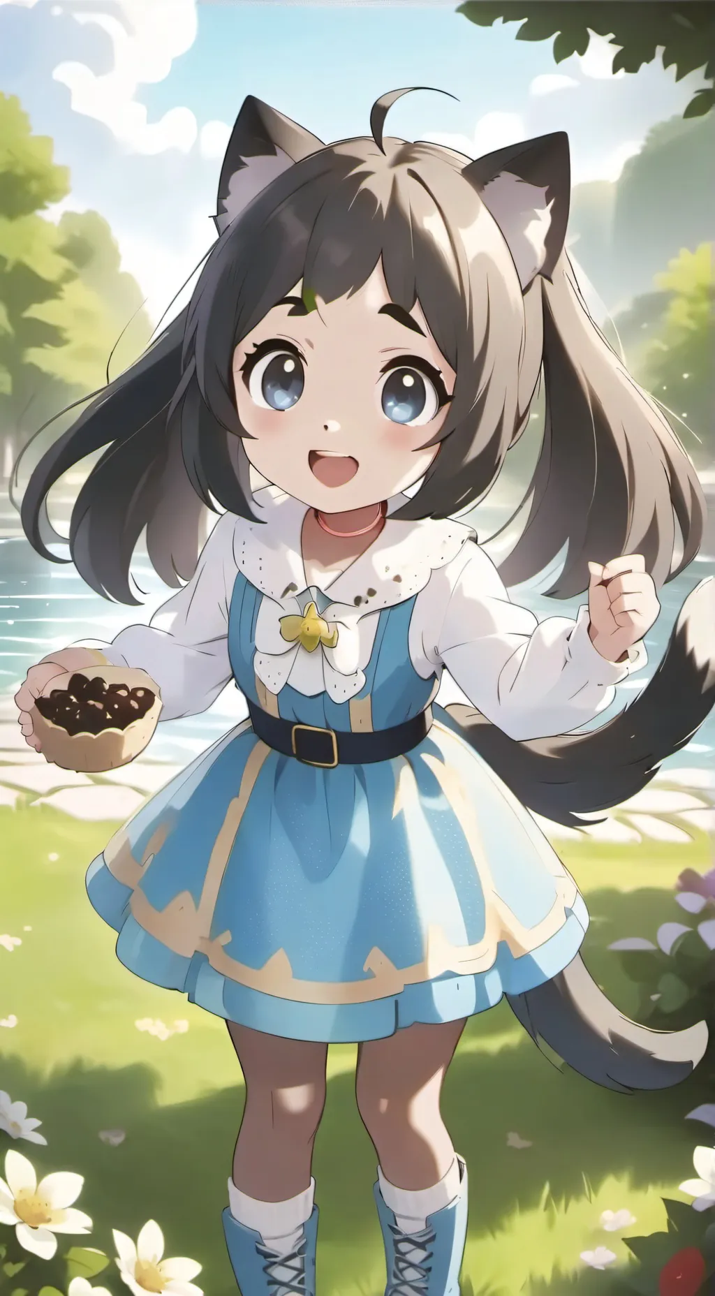 ai character: Luna background