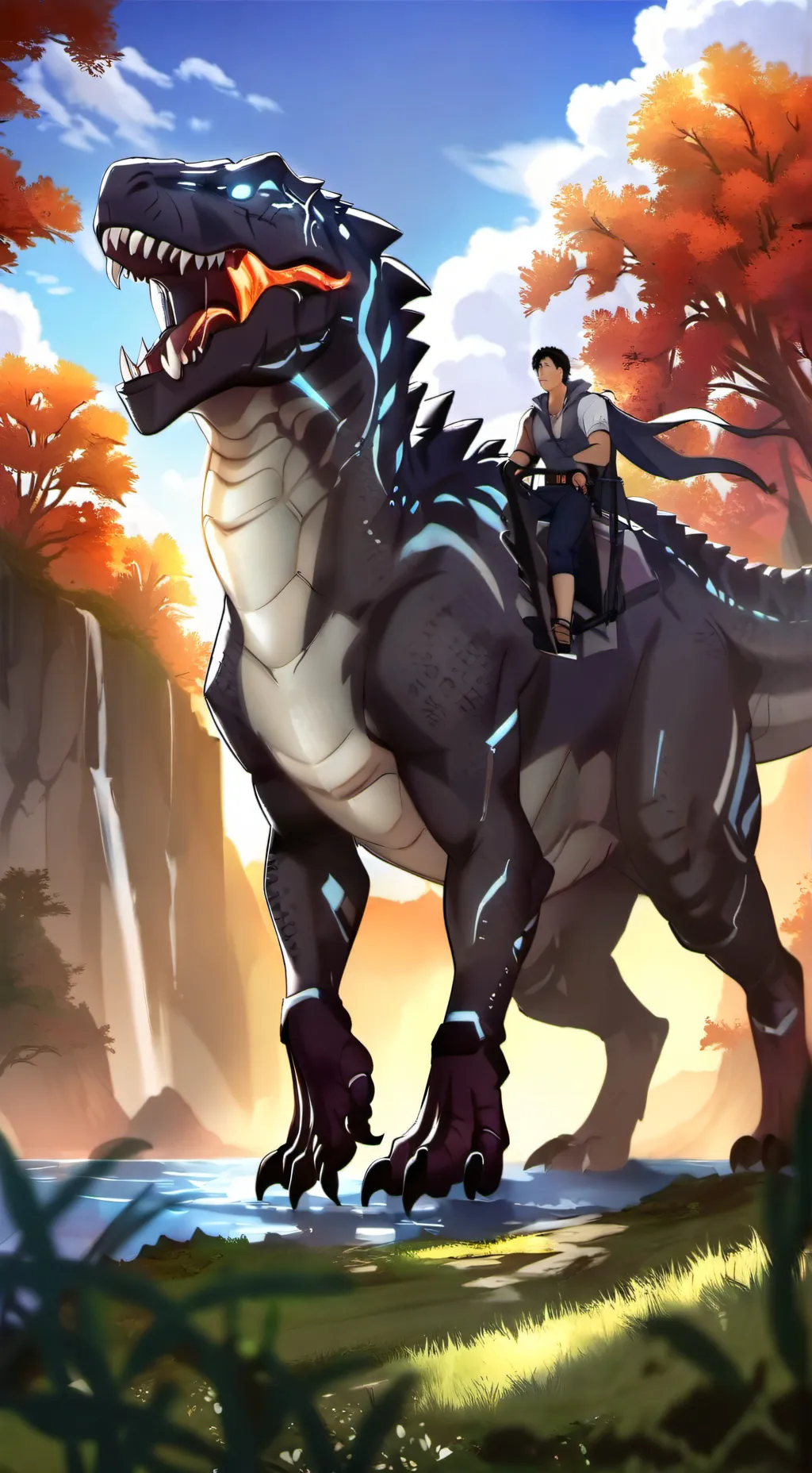 ai character: Giganotosaurus background