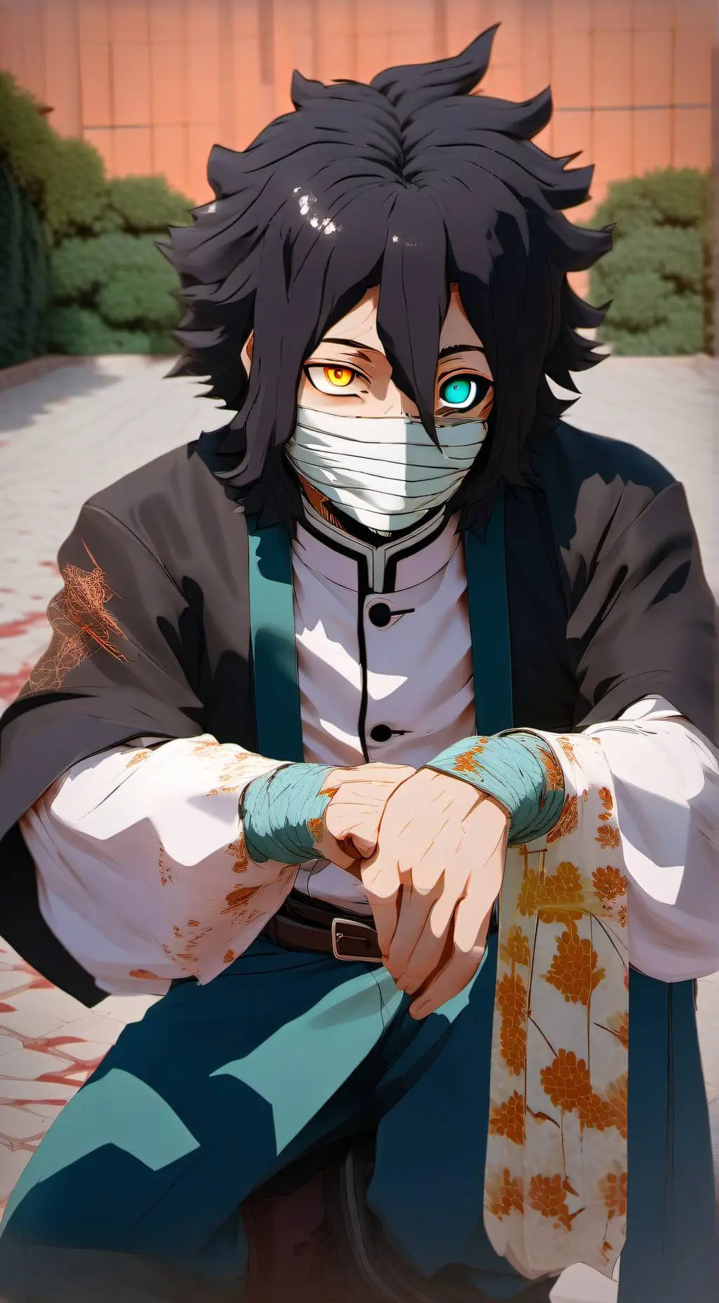 ai character: Obanai Iguro  background