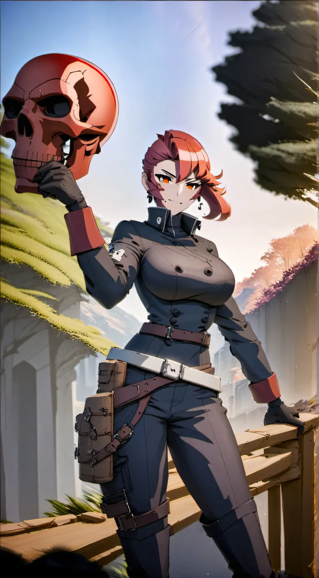 ai character: Johana Schmidt  background