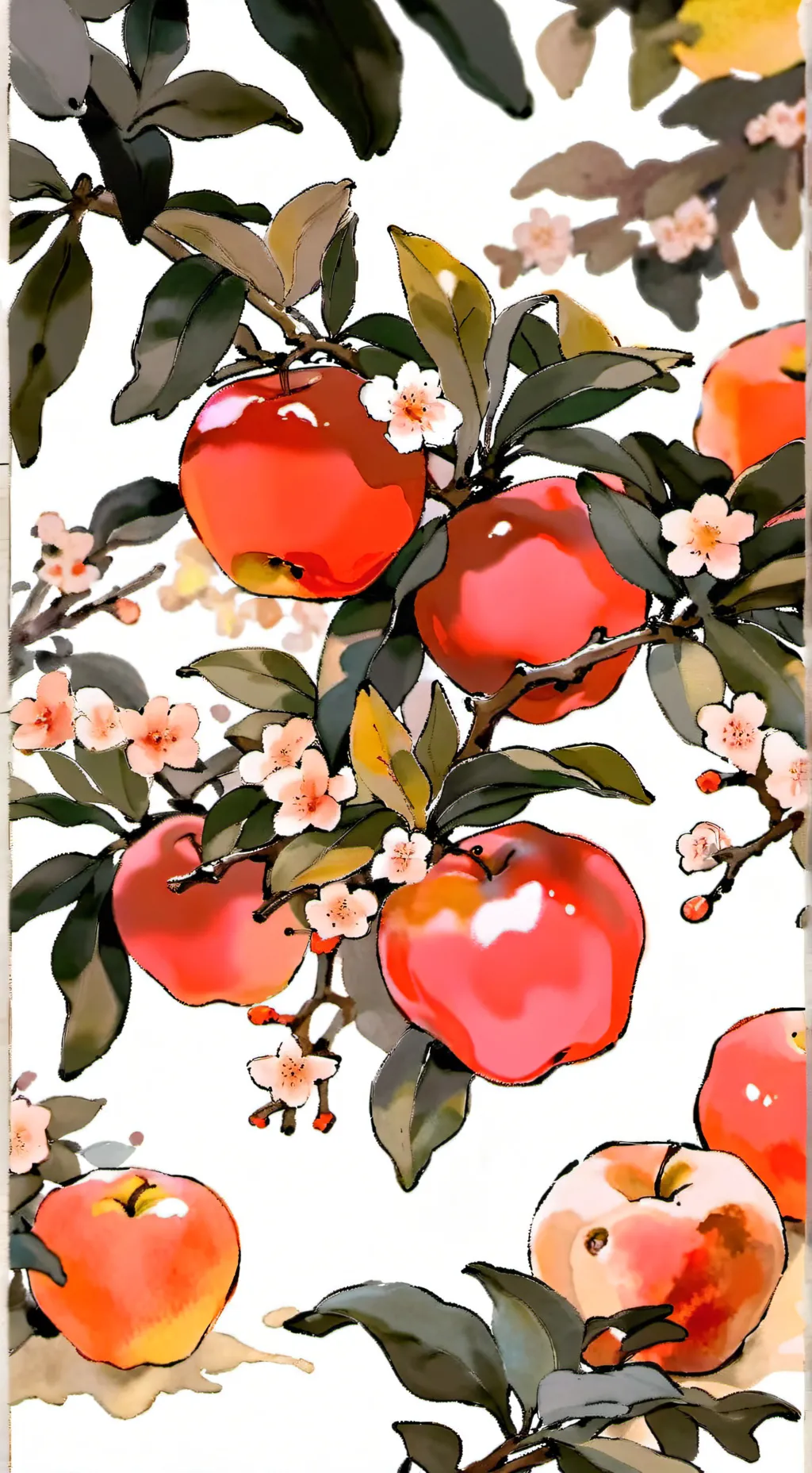 ai character: Radioapple background