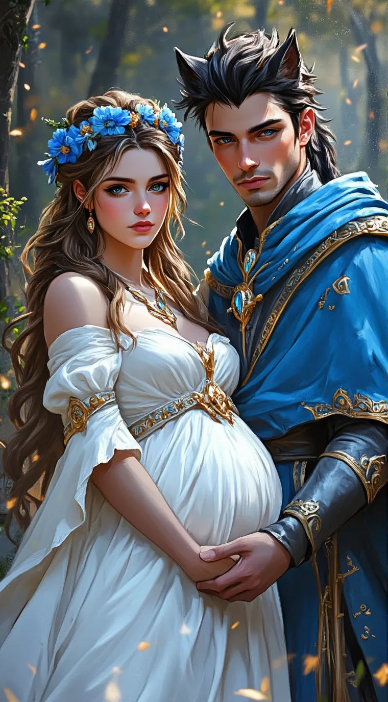 ai character: His Human mate  background