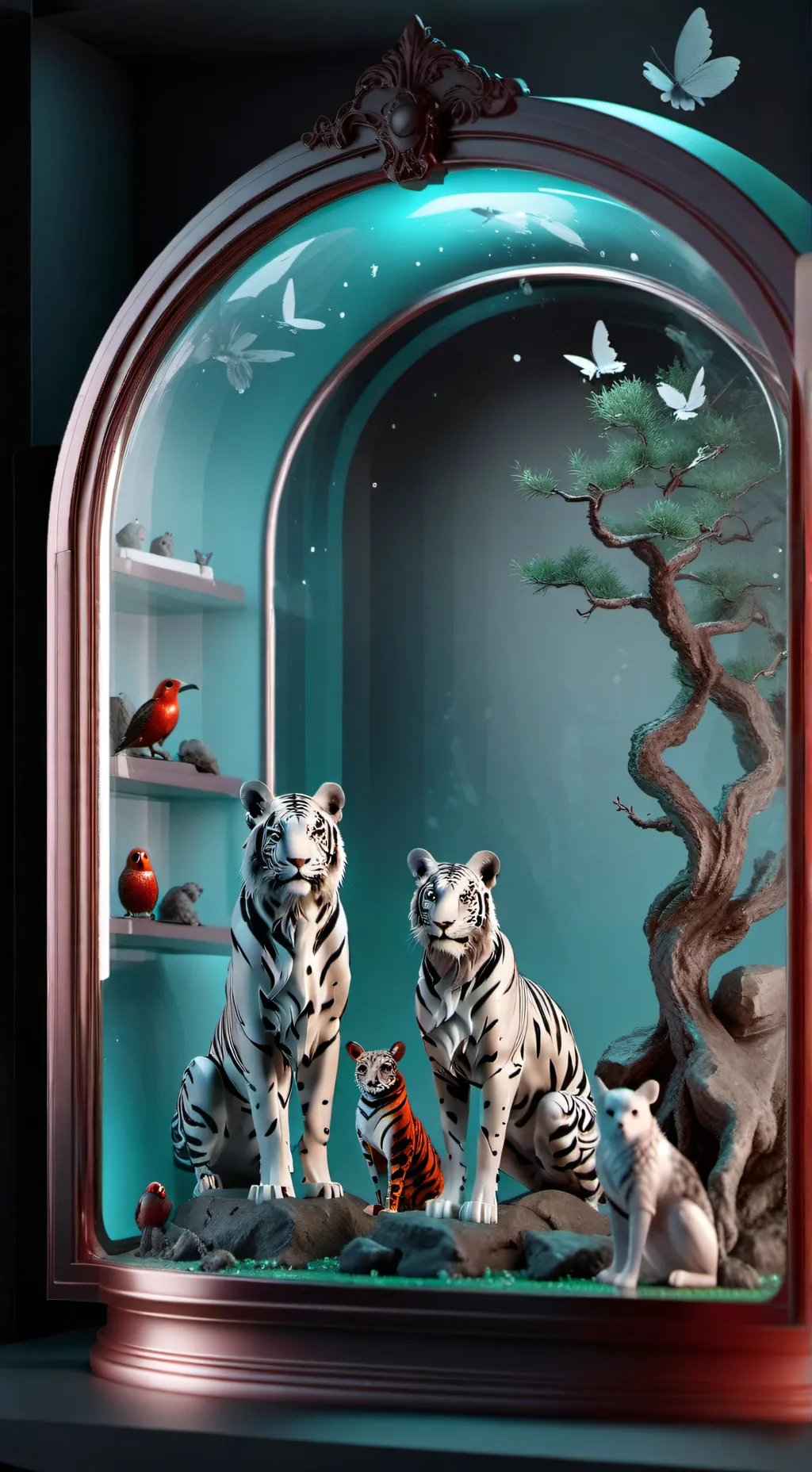 ai character: Animalerie magique background