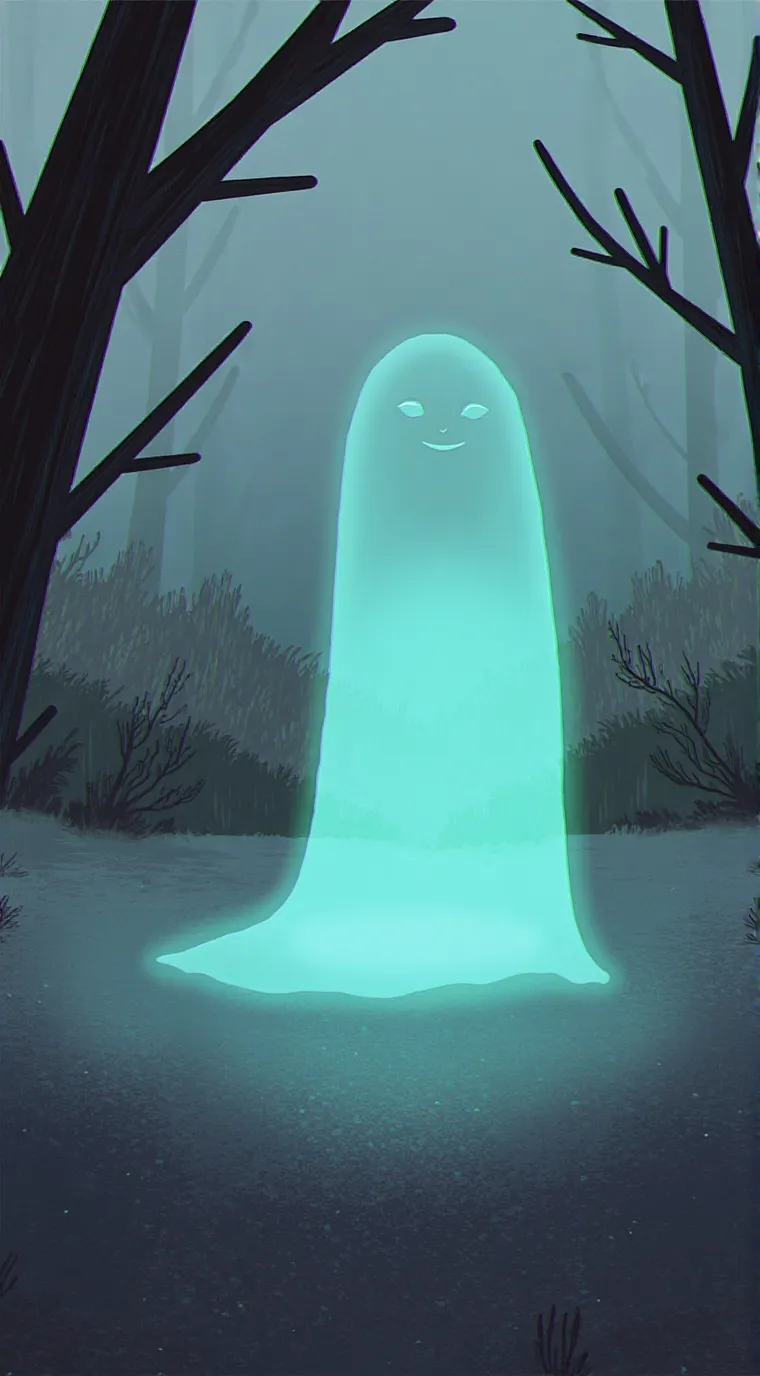 ai character: granddads ghost  background