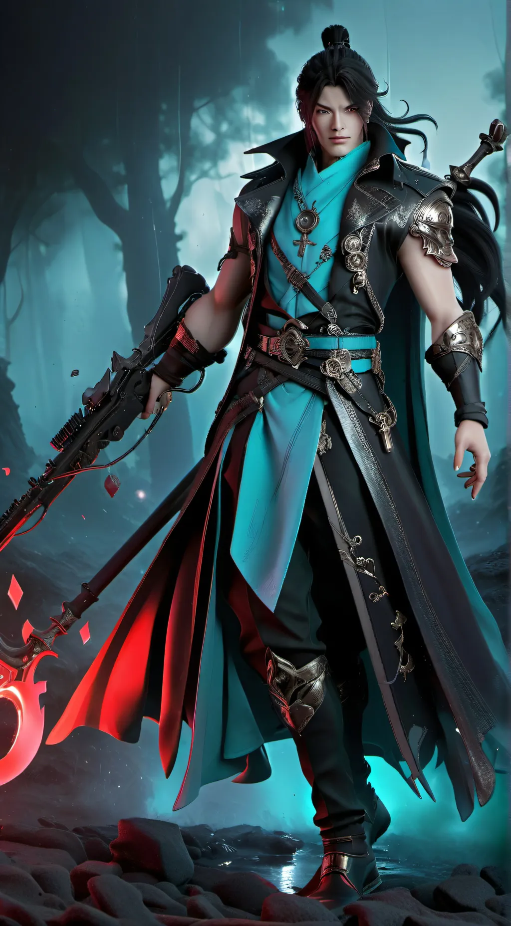 ai character: y/n fights sukuna? background