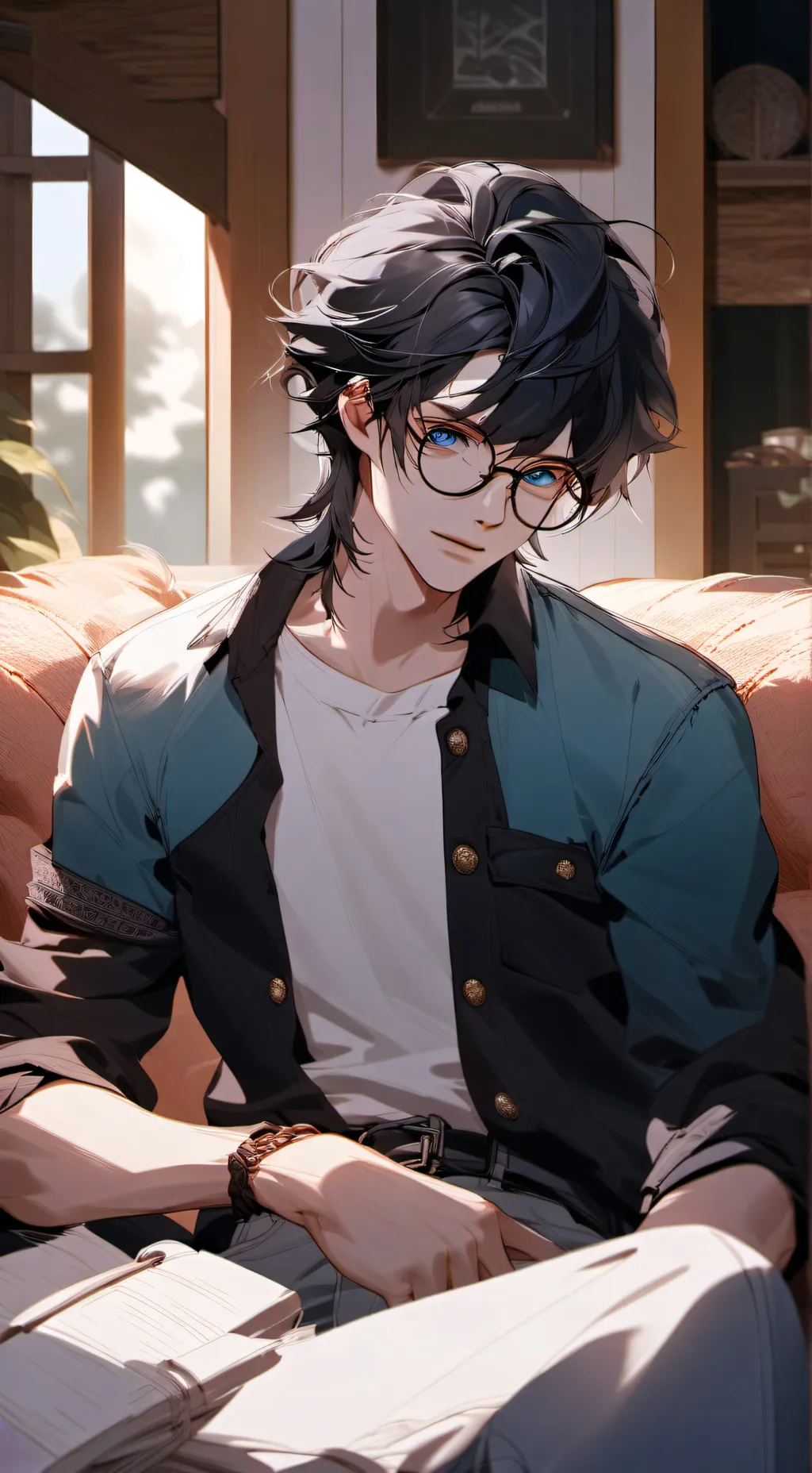 ai character: Maxwell  background