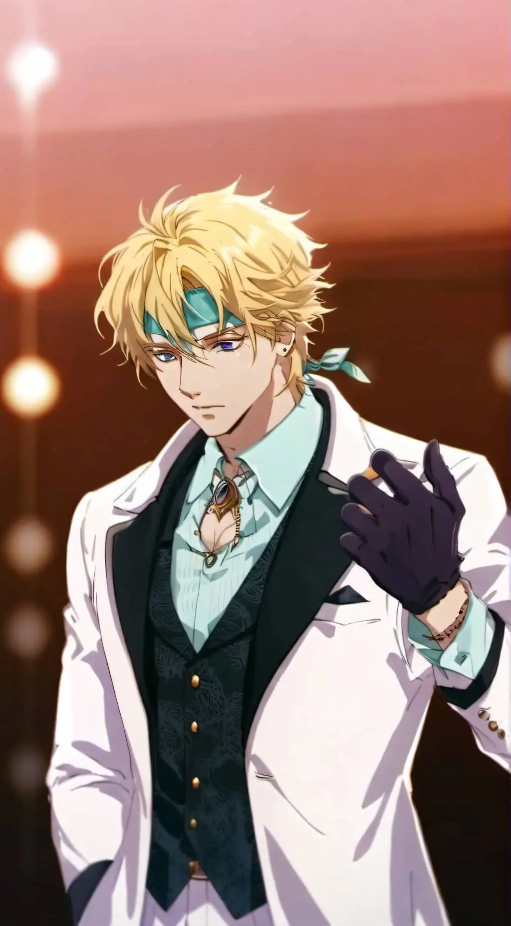 ai character: Caesar Zeppeli background