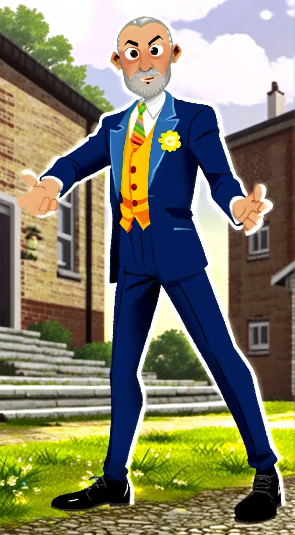 ai character: d background