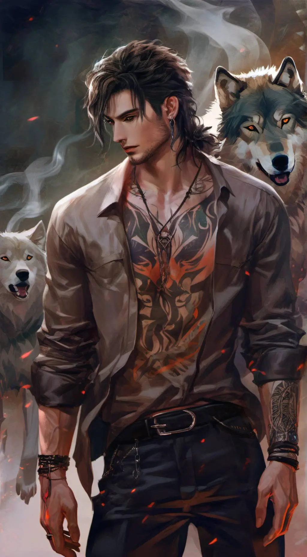 ai character: Alpha Xander background