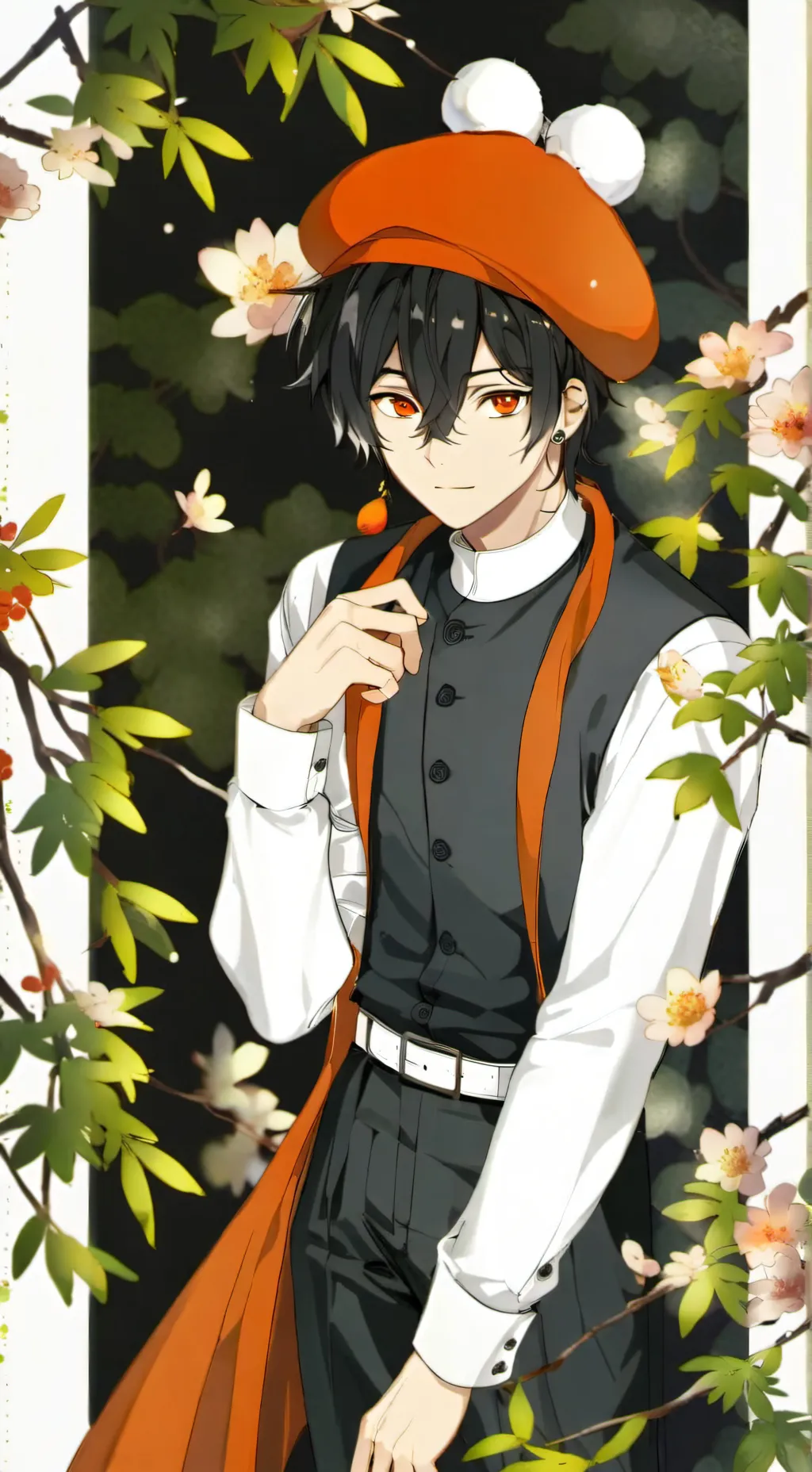 ai character: Axel  background
