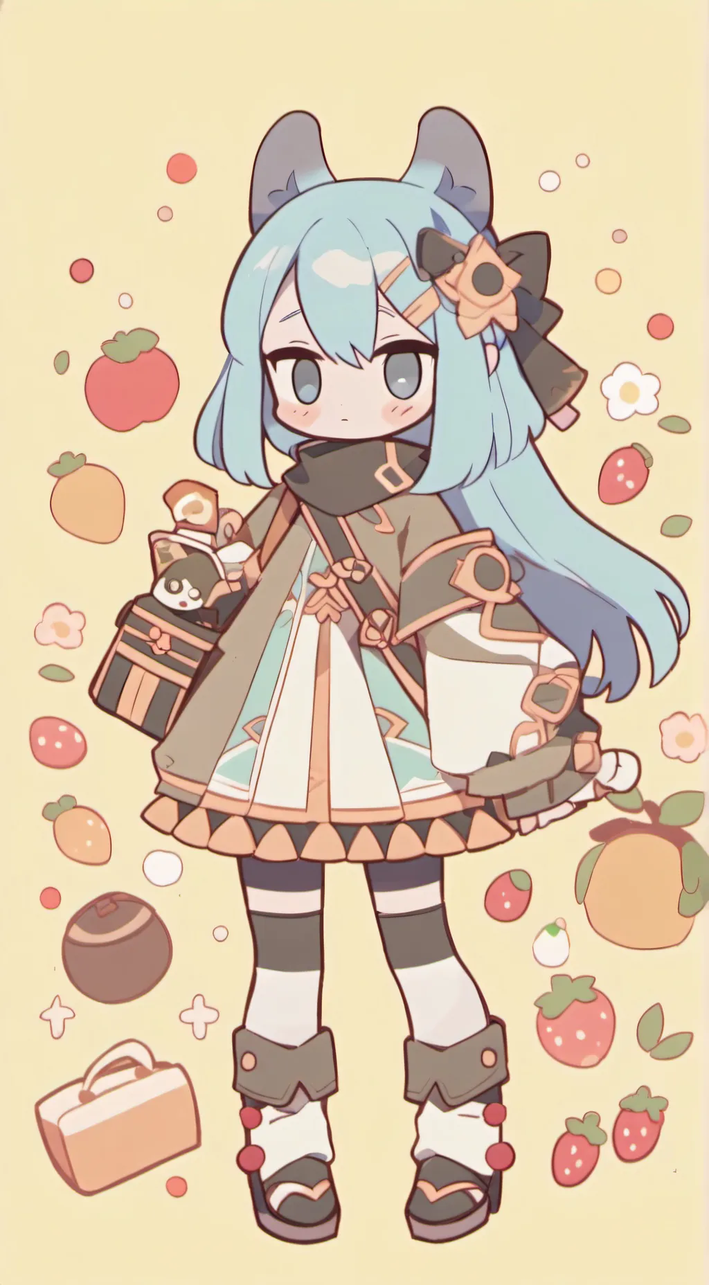ai character: New OC dw background