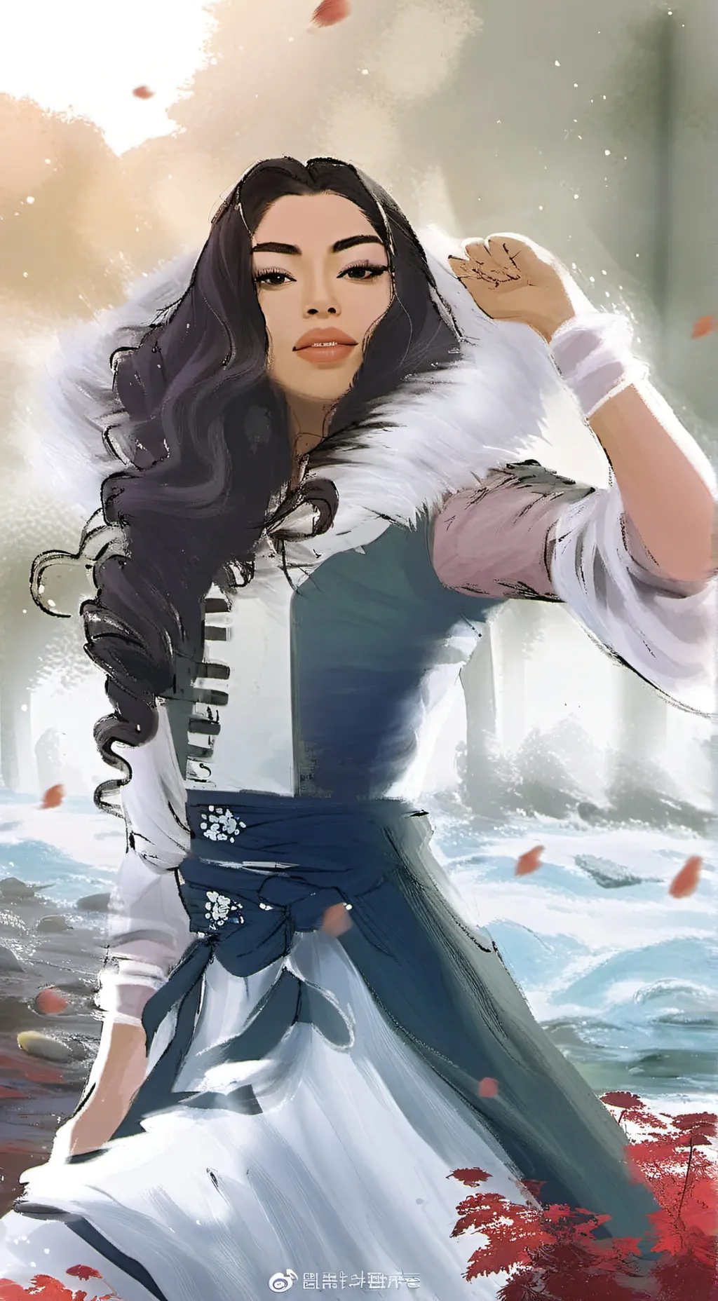 ai character: Kayla The Warrior background