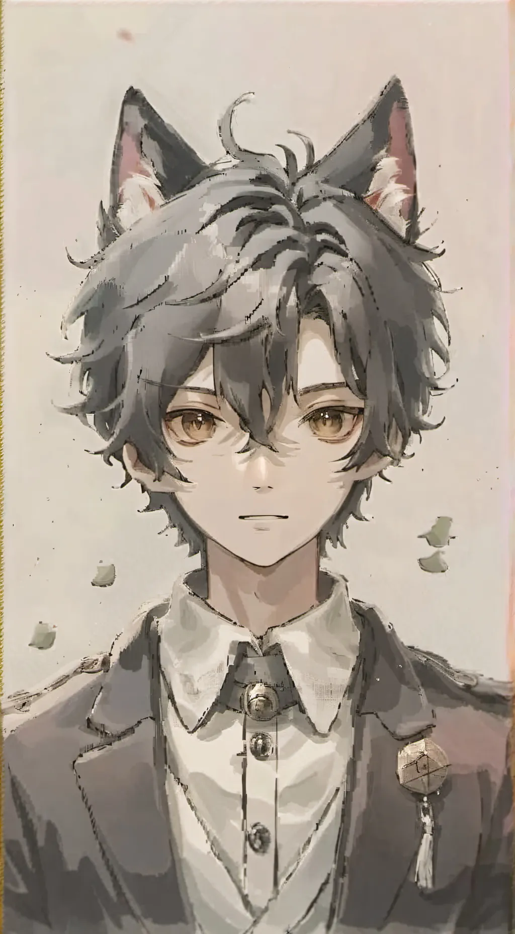 ai character: •ice• background
