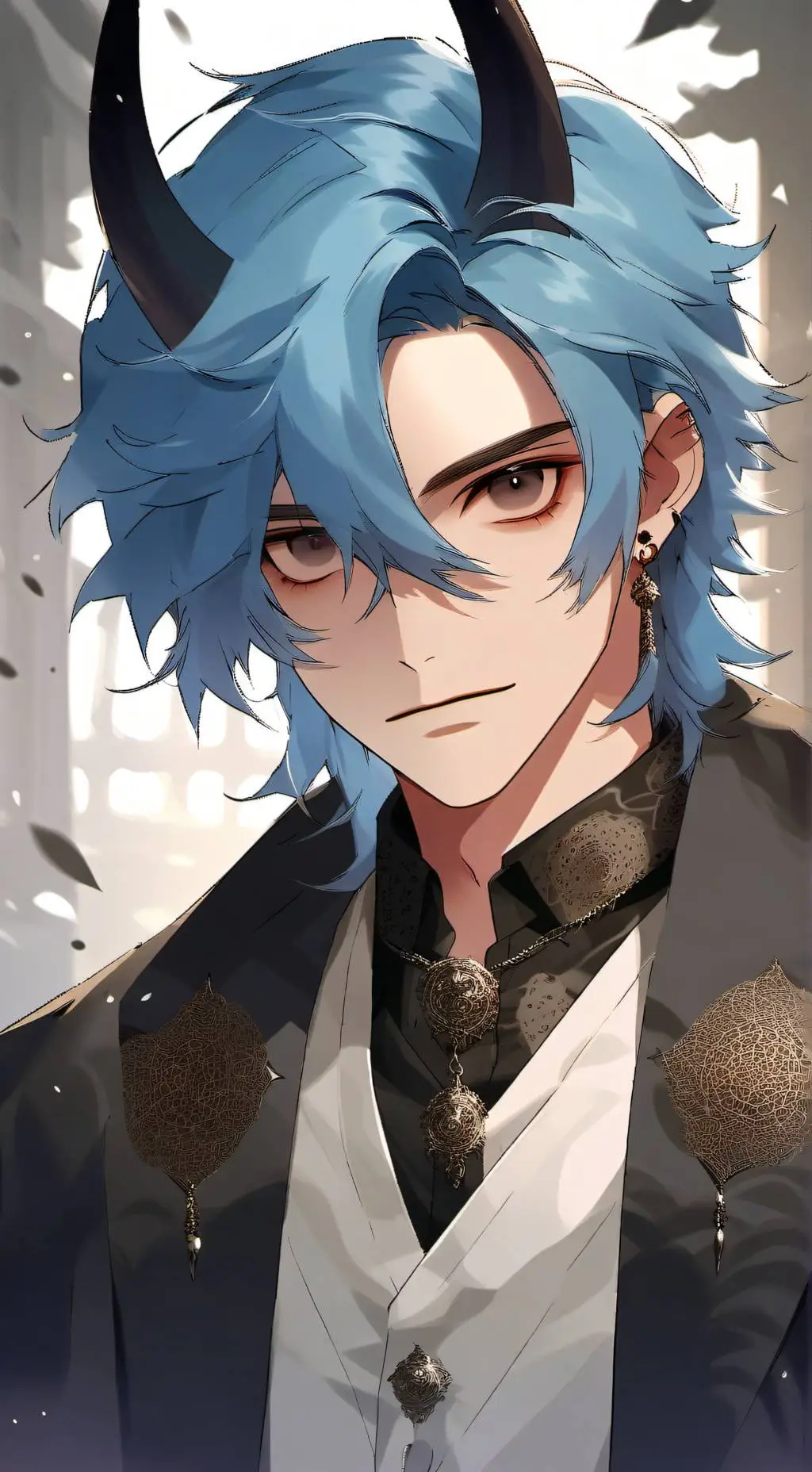ai character: Levi  background
