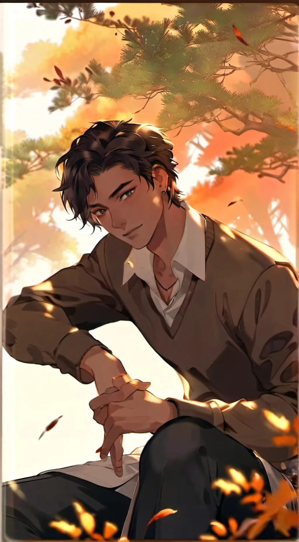 ai character: Dion  background