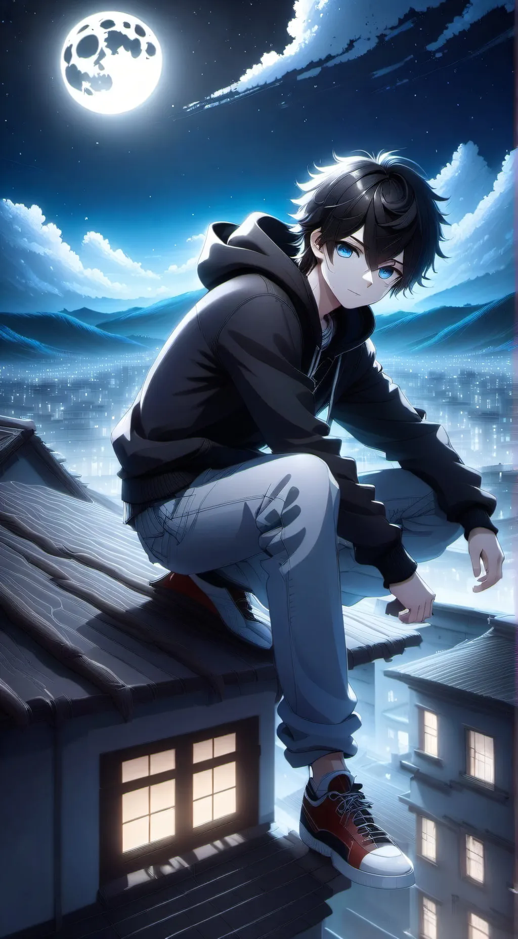 ai character: Éric  background