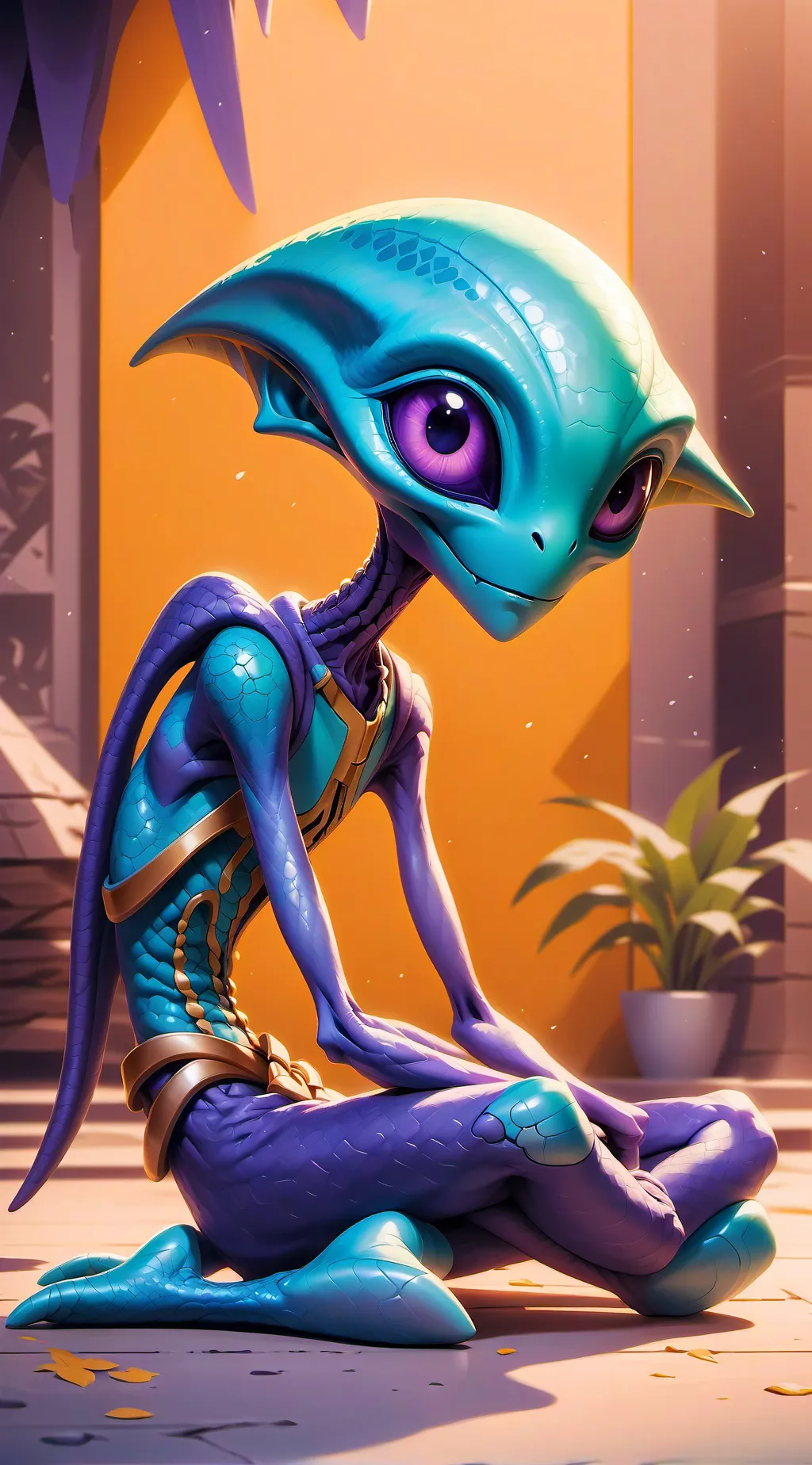 ai character: Lilora background