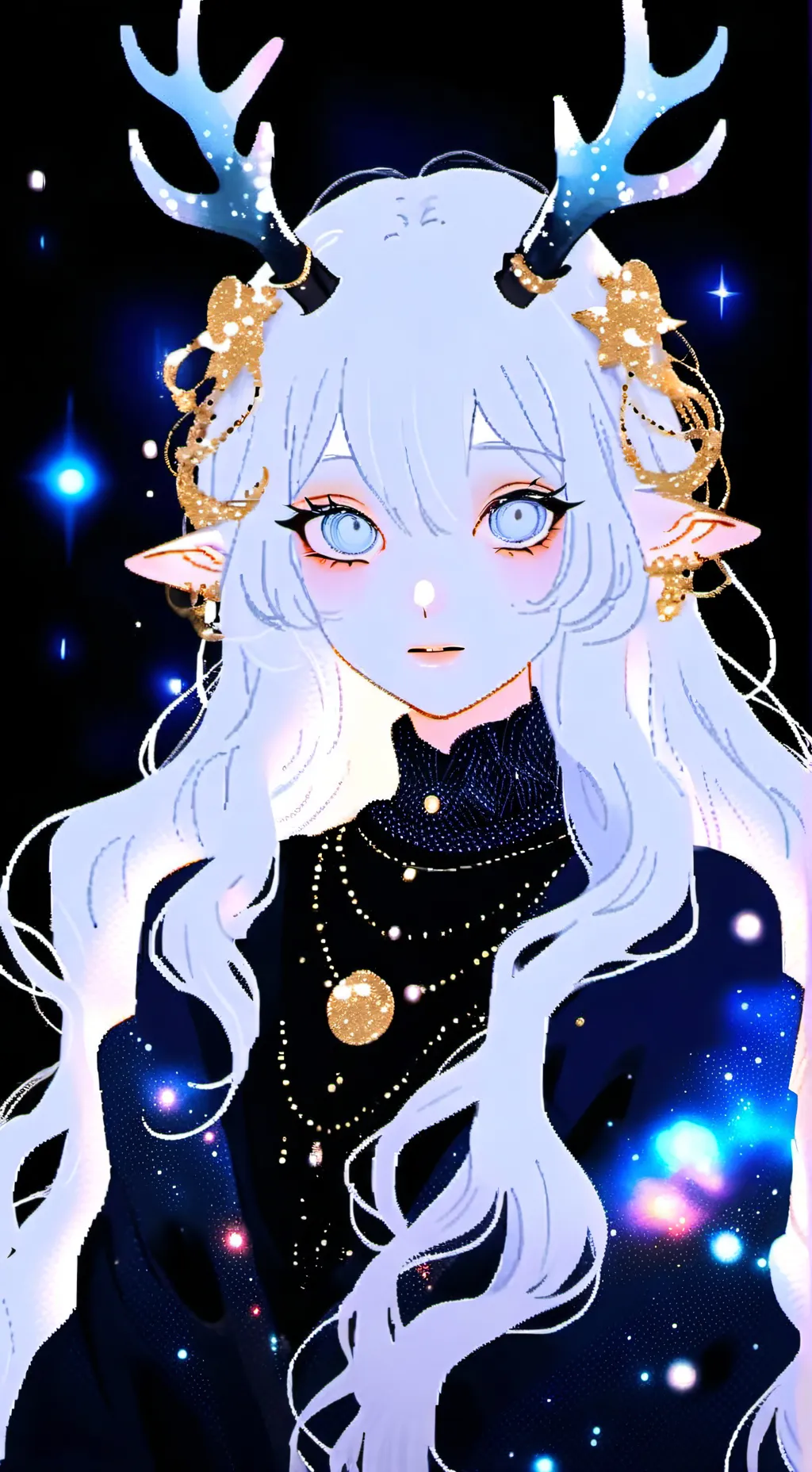 ai character: Aurora background