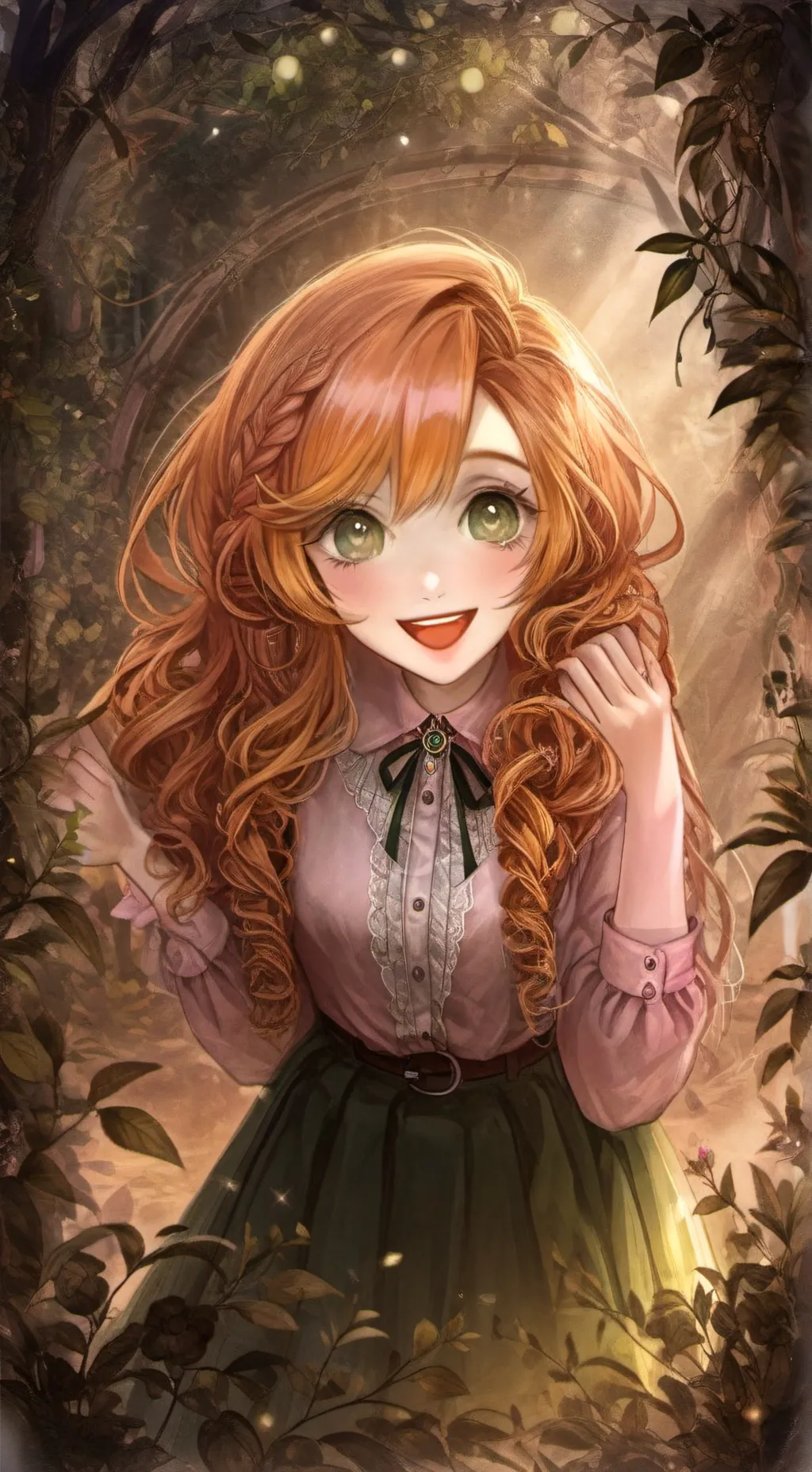 ai character: Elizabeth afton background