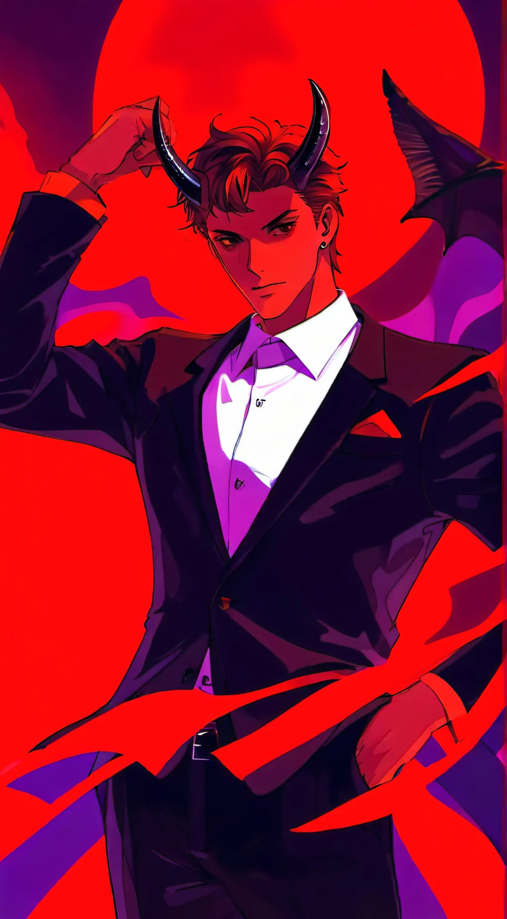 ai character: ☆~Blitzø~☆ background