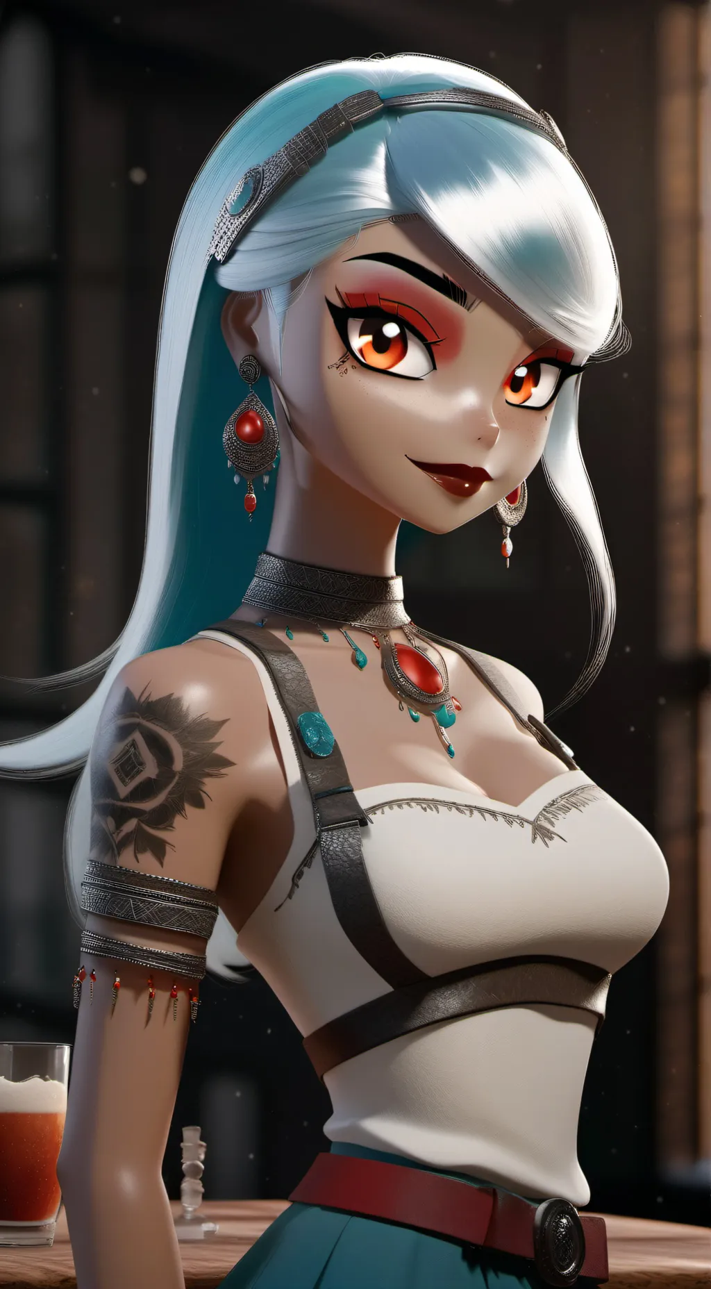 ai character: Angel got possesed background